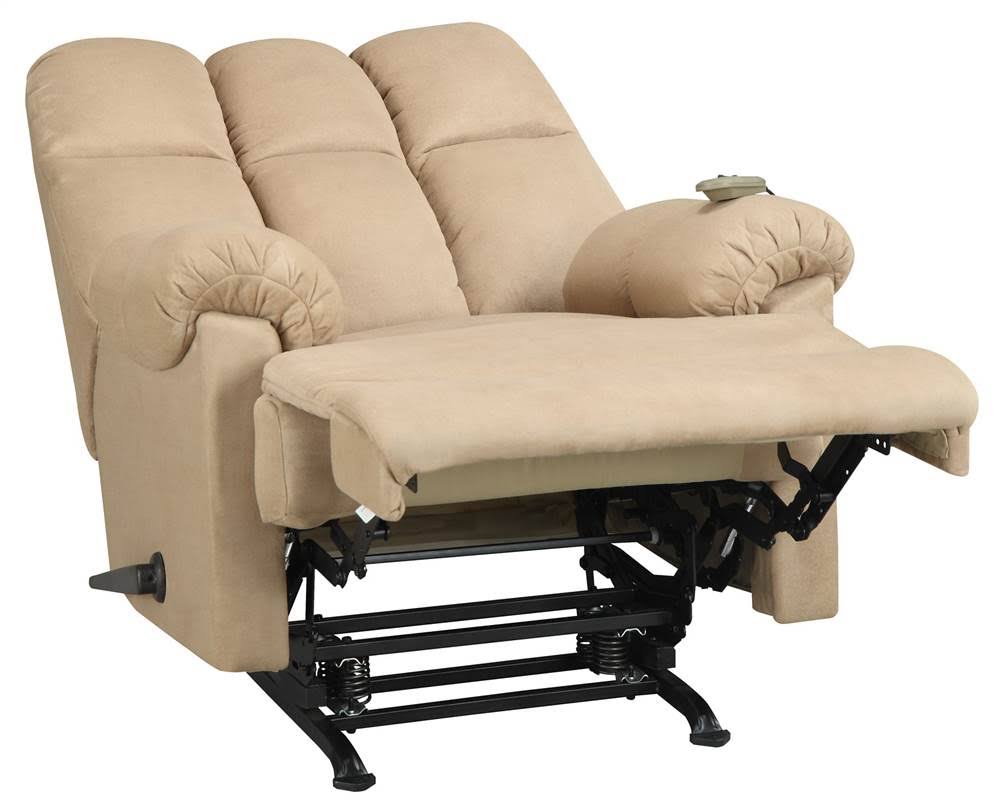 Dorel Living Padded Massage Recliner, Beige 8U_QPUFLYS7