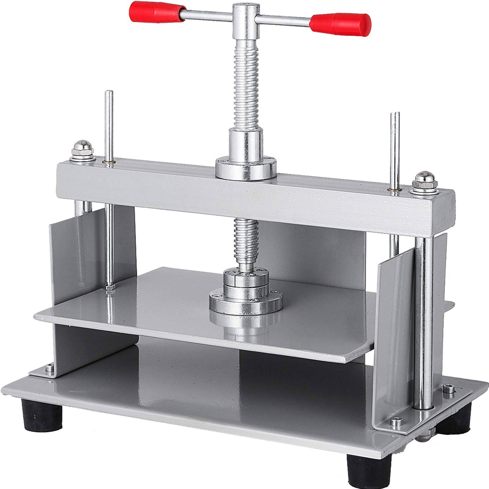 Vevor Book Press Machine 12x8.6 Inch For A4 Sized Papers, Flatting Machine 10cm Thickness Steel Frame Manual Bookbinding Press Machine Papermaking DI_IICJKETF