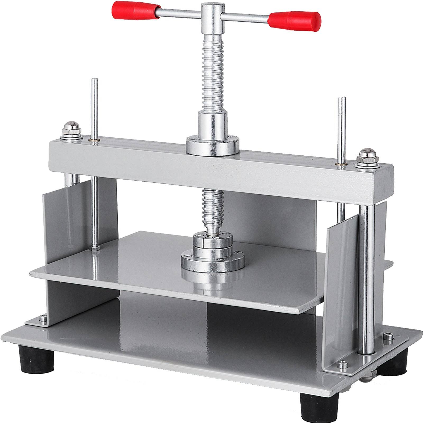 Vevor Book Press Machine 12x8.6 Inch For A4 Sized Papers, Flatting Machine 10cm Thickness Steel Frame Manual Bookbinding Press Machine Papermaking DI_IICJKETF