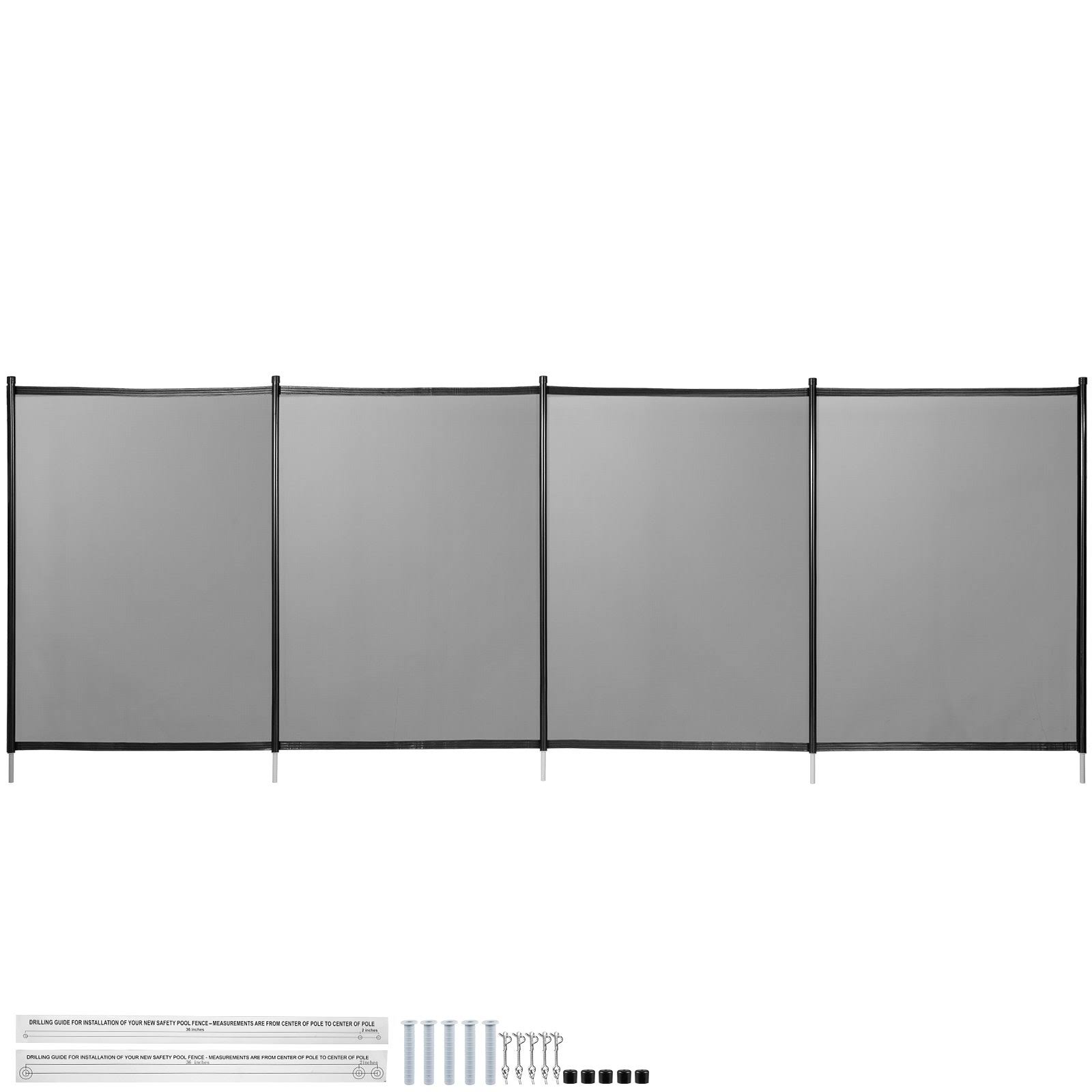 Vevor Swimming Pool Security Fence Removable Pool Fence 4 X 96 Ft For In-Ground Kcxycwlb496ftal3vv0 L0_YSCWGGBJ