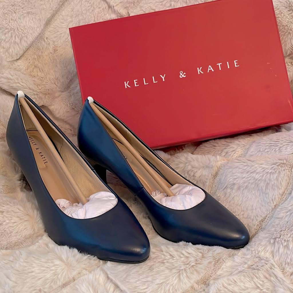 Kelly & Katie Genna Pump | Women's | Navy Synthetic | Size 7 | Heels | Pumps QV_F67JONGN