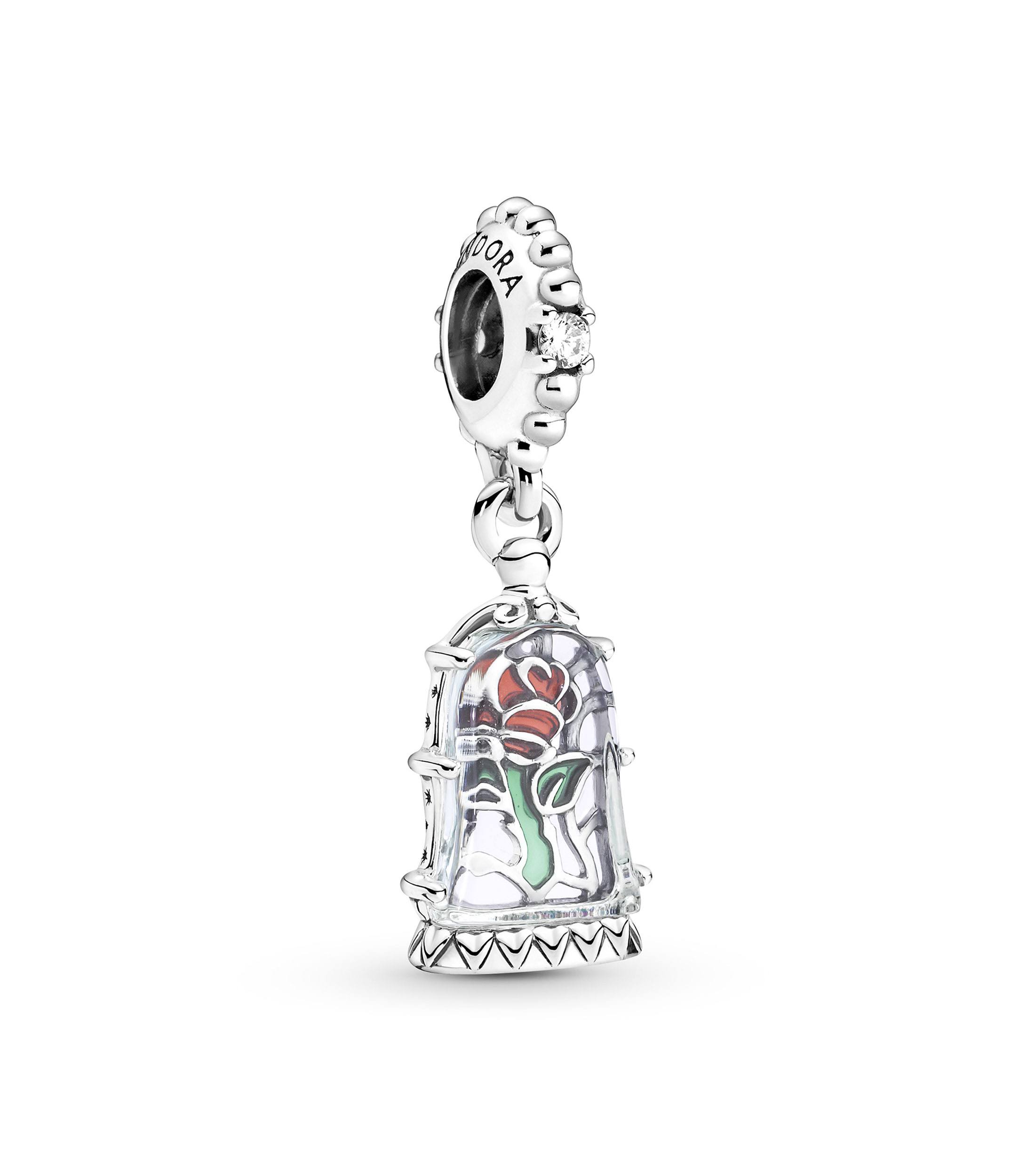 Pandora - Disney, Beauty And The Beast Enchanted Rose Dangle Charm NW_I3FATJS4 Pandora - Disney, Beauty And The Beast Enchanted Rose Dangle Charm NW_I3FATJS4