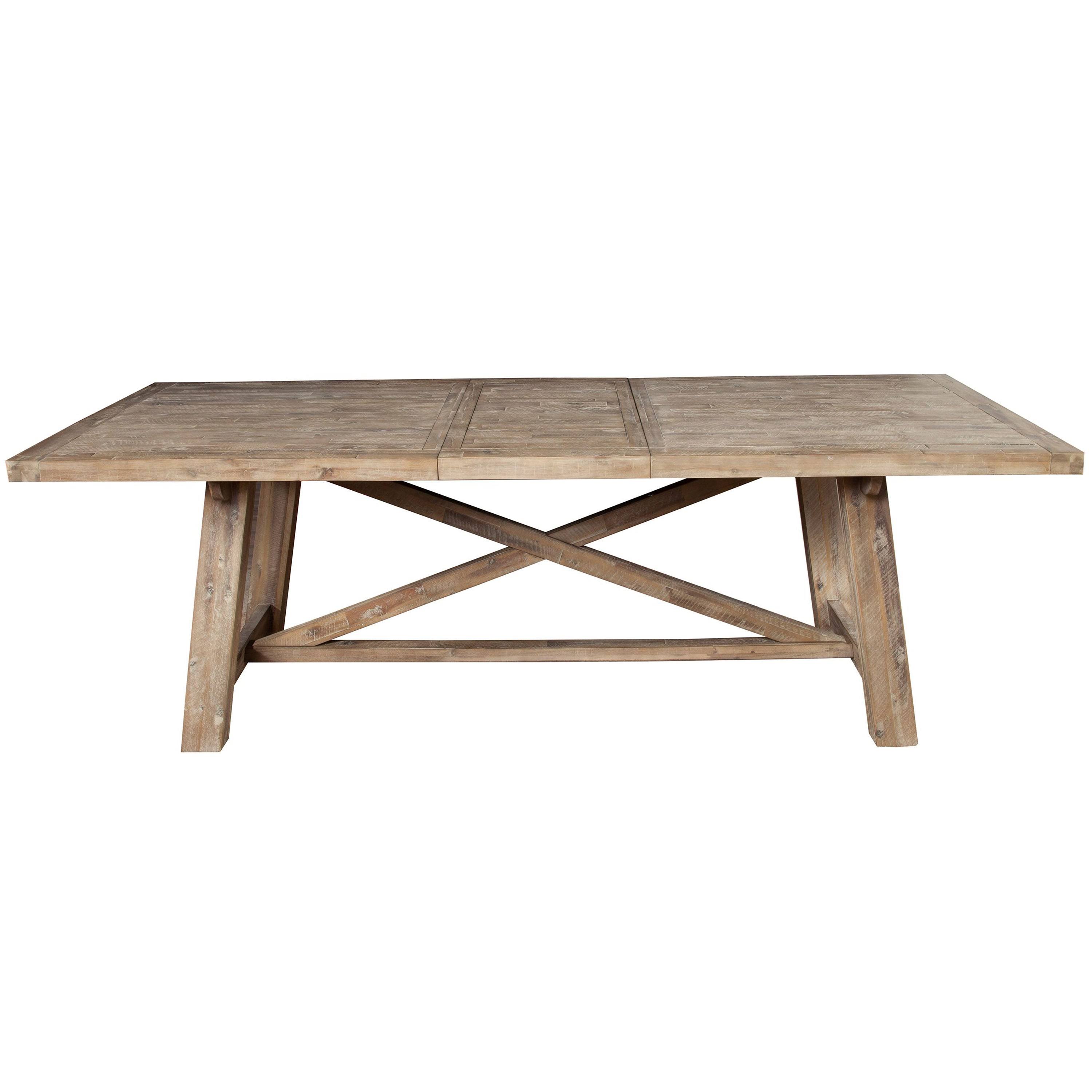 Alpine Furniture Newberry Extension Dining Table Weathered Natural BD_8GLADYEH