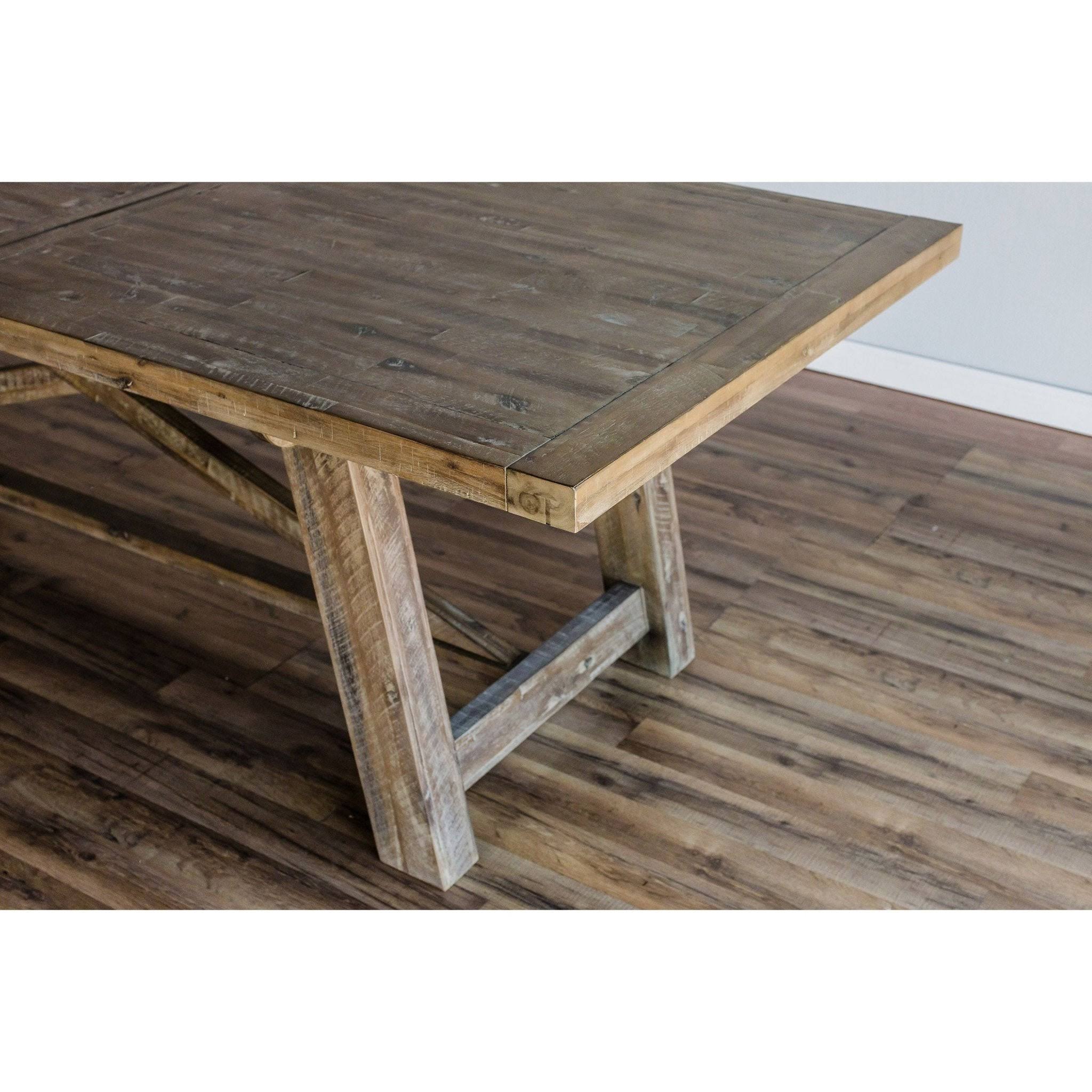 Alpine Furniture Newberry Extension Dining Table Weathered Natural BD_8GLADYEH
