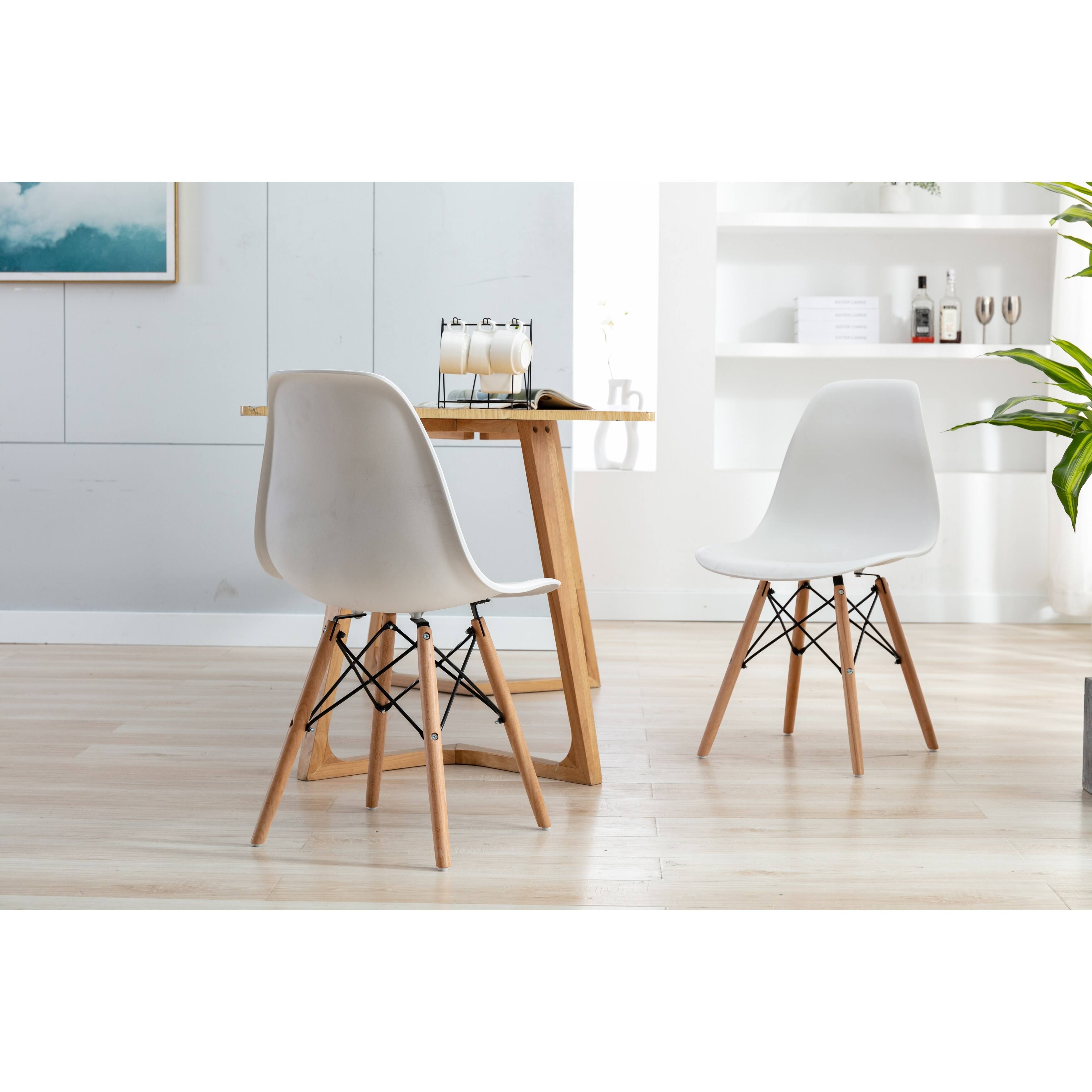 Home Beyond Modern Mid Century Style Dsw White Dining Side Chair Set Of 4 50_M1VZPZXV Home Beyond Modern Mid Century Style Dsw White Dining Side Chair Set Of 4 50_M1VZPZXV