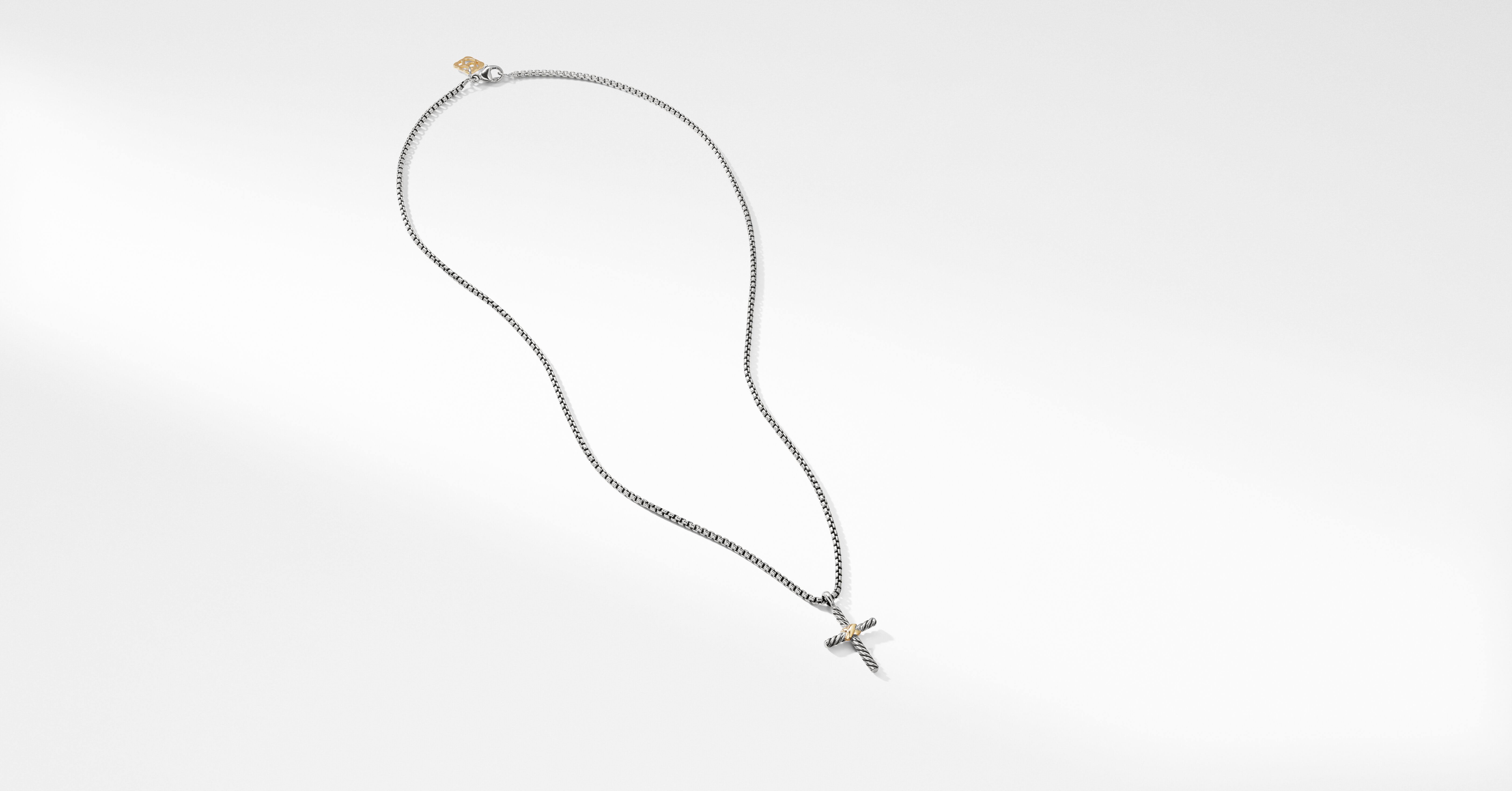 David Yurman Petite X Cross Necklace With 14k Gold, 20 GL_KKVZ7IFC