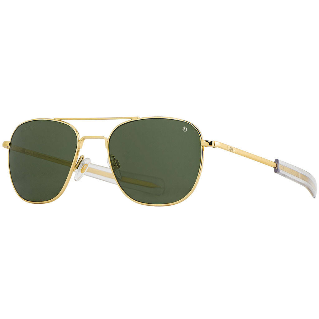 Ao Eyewear Original Pilot Sunglasses Bayonet | Gold/Nylon Green GS_BF6V9WSC Ao Eyewear Original Pilot Sunglasses Bayonet | Gold/Nylon Green GS_BF6V9WSC