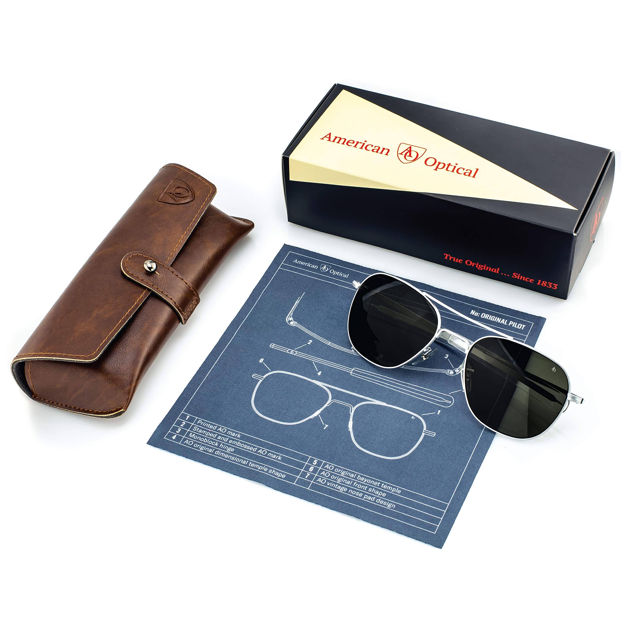 Ao Eyewear Original Pilot Sunglasses Bayonet | Gold/Nylon Green GS_BF6V9WSC Ao Eyewear Original Pilot Sunglasses Bayonet | Gold/Nylon Green GS_BF6V9WSC