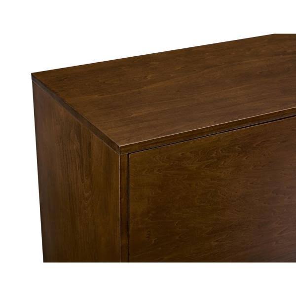 Walker Edison 60 Mid-Century Modern Wood Tv Console - Walnut I5_CN7LM1DN