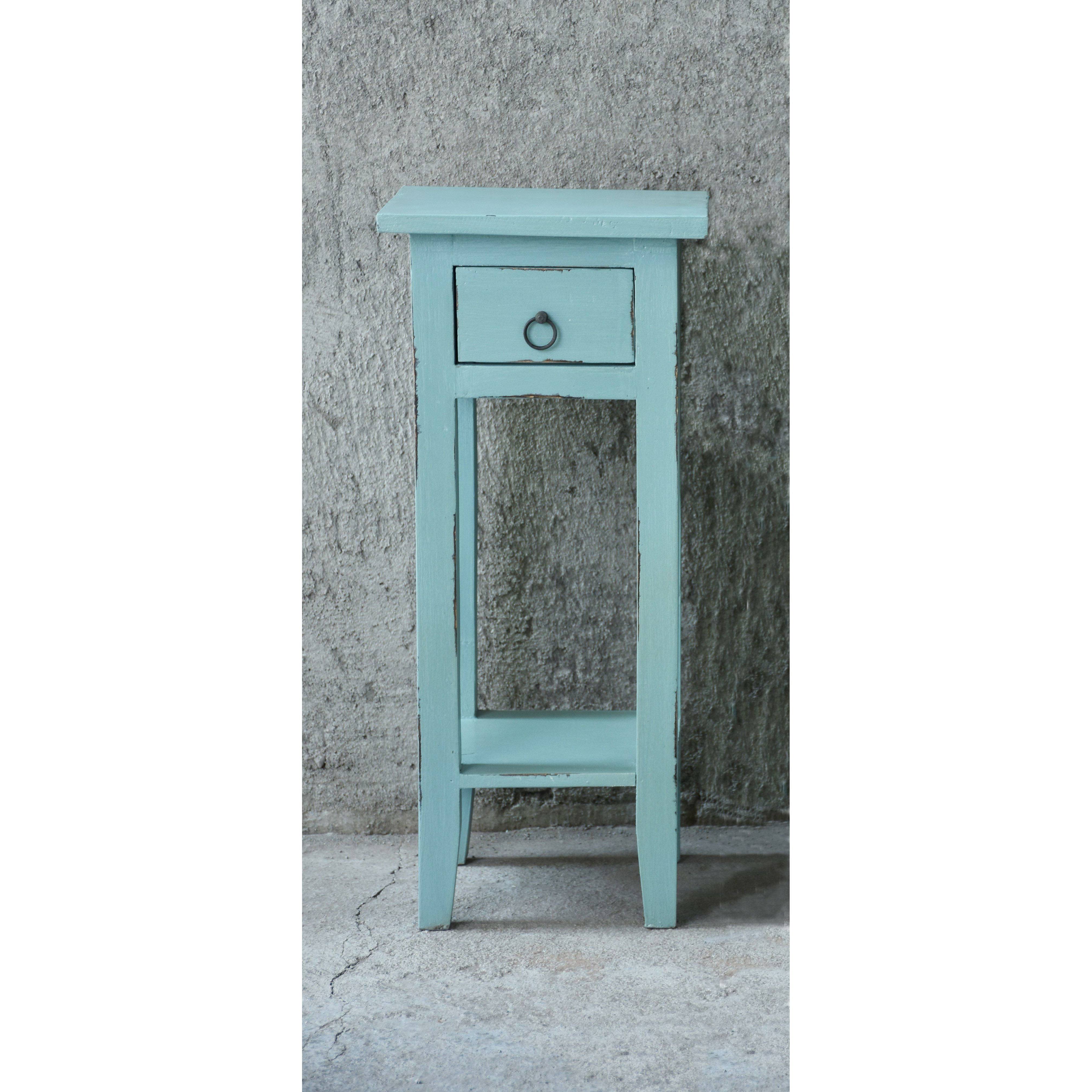 Sunset Trading Cottage Narrow Side Table | Beach Blue WI_NZNEXS2G Sunset Trading Cottage Narrow Side Table | Beach Blue WI_NZNEXS2G