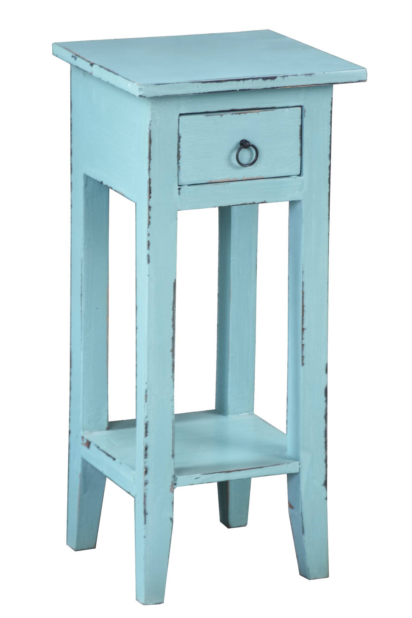 Sunset Trading Cottage Narrow Side Table | Beach Blue WI_NZNEXS2G Sunset Trading Cottage Narrow Side Table | Beach Blue WI_NZNEXS2G