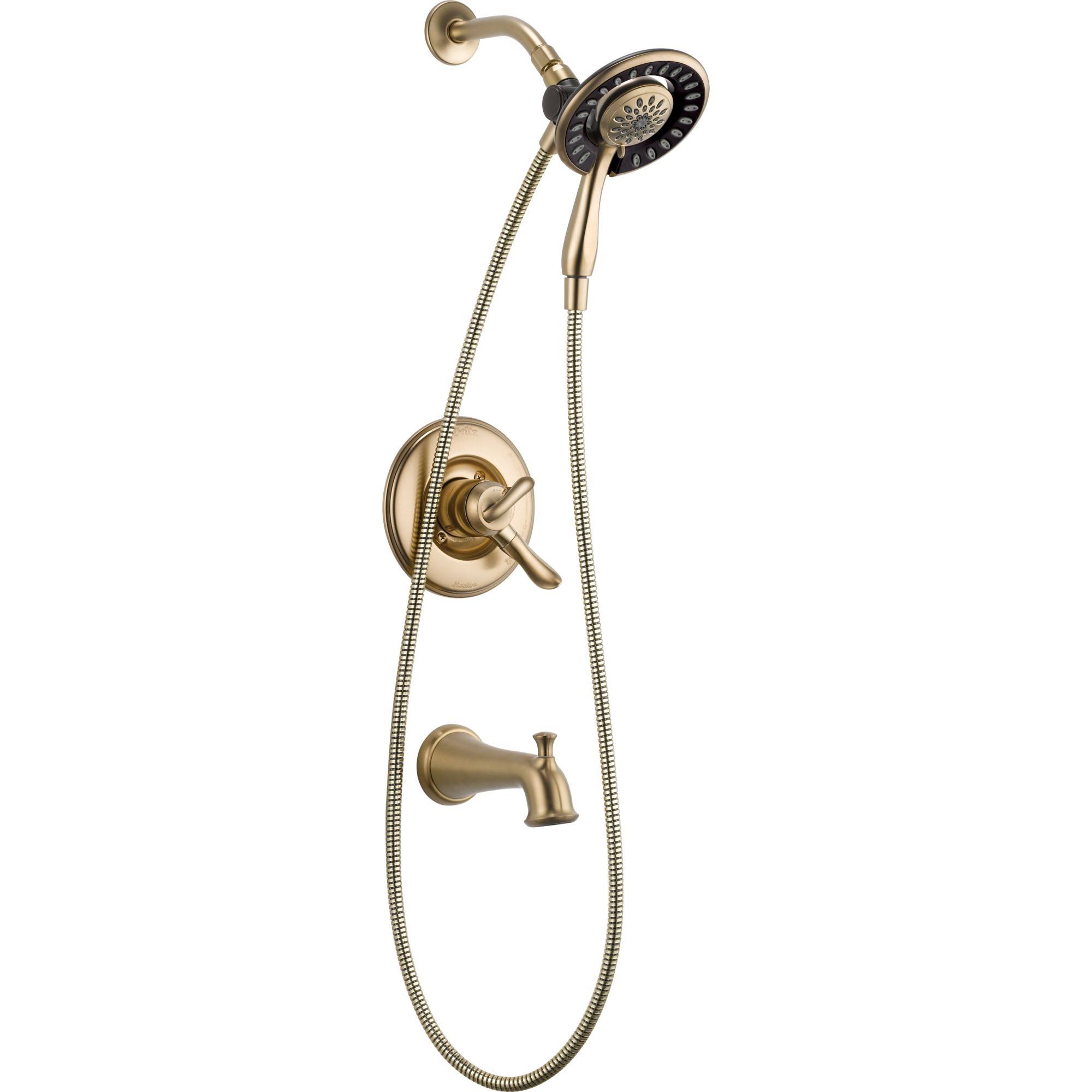 Delta T17494-I Linden Monitor 17 Series Tub And Shower Trim With In2ition - Champagne Bronze HE_8SZN2PKO Delta T17494-I Linden Monitor 17 Series Tub And Shower Trim With In2ition - Champagne Bronze HE_8SZN2PKO