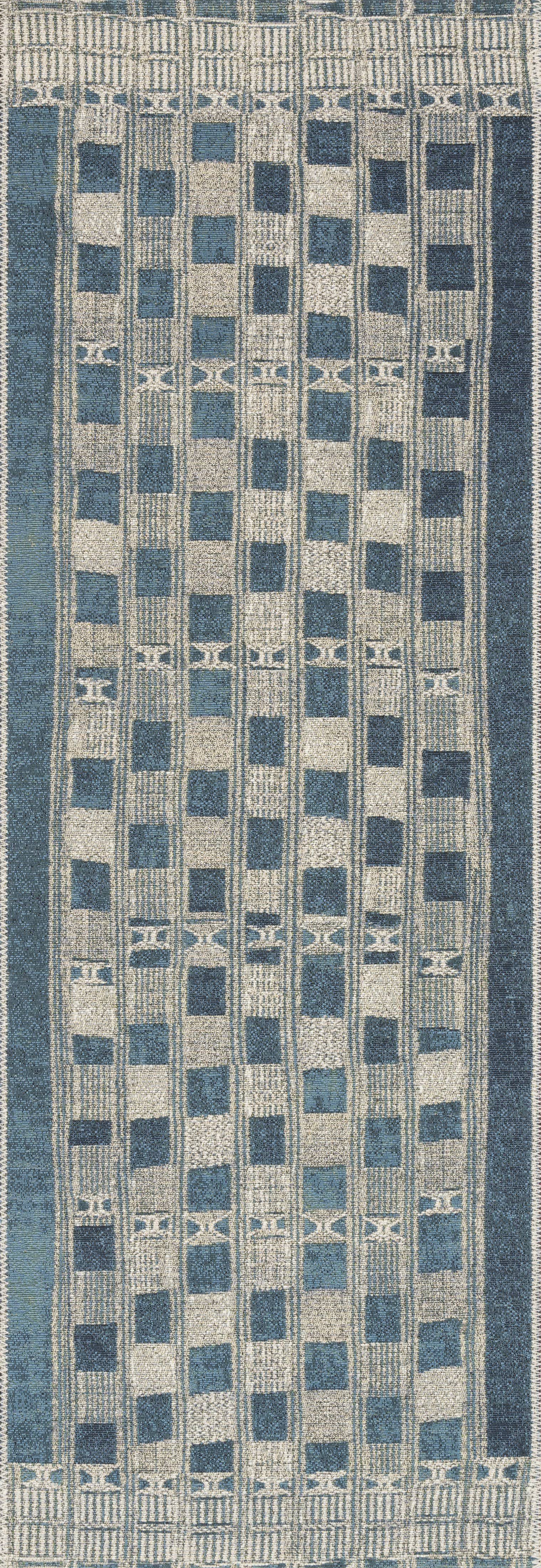 Loloi Mika Mik-08 Blue Ivory Rug - 6 Ft 7 In X 9 Ft 4 In XH_FUYRQ5VV Loloi Mika Mik-08 Blue Ivory Rug - 6 Ft 7 In X 9 Ft 4 In XH_FUYRQ5VV