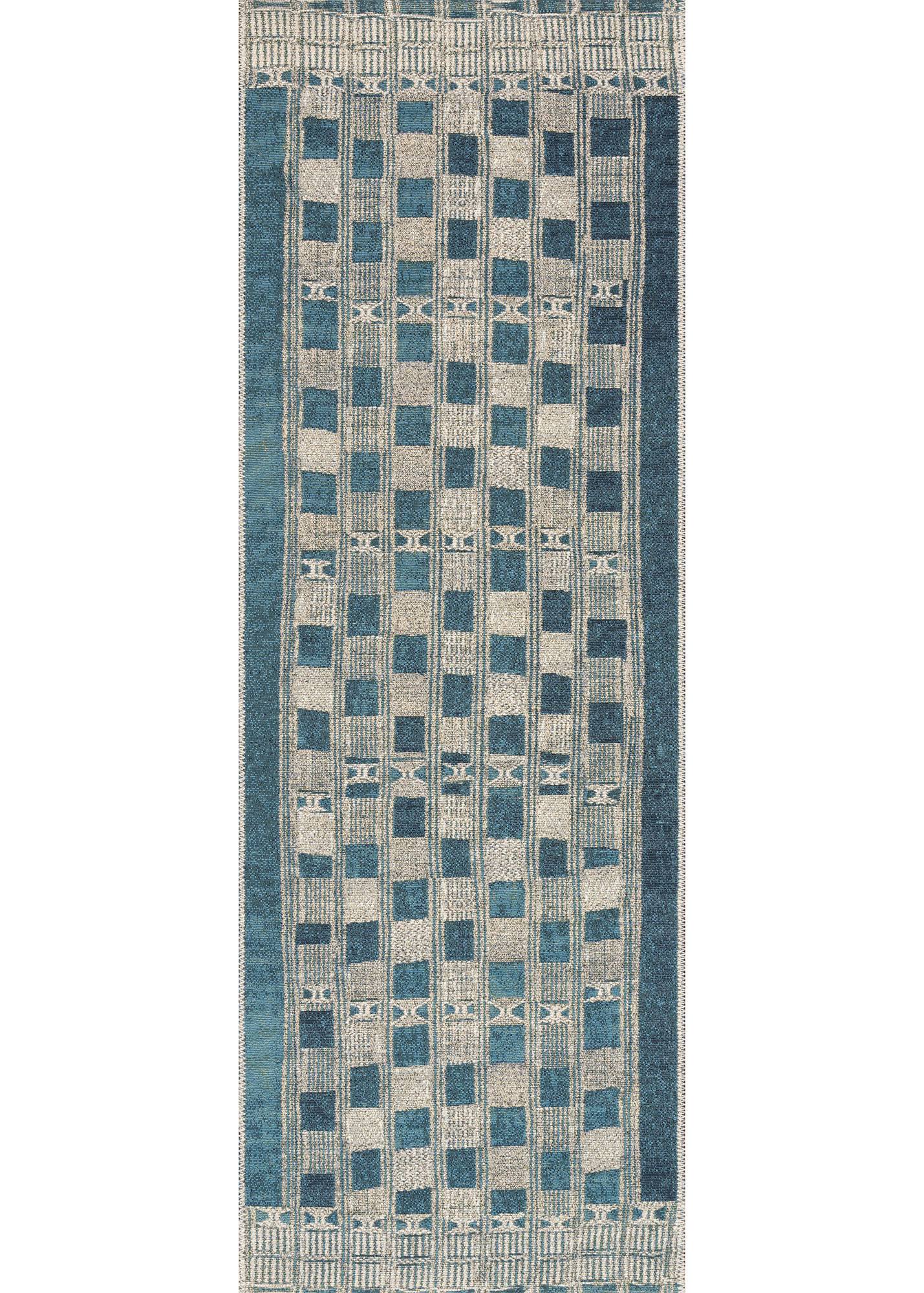 Loloi Mika Mik-08 Blue Ivory Rug - 6 Ft 7 In X 9 Ft 4 In XH_FUYRQ5VV Loloi Mika Mik-08 Blue Ivory Rug - 6 Ft 7 In X 9 Ft 4 In XH_FUYRQ5VV