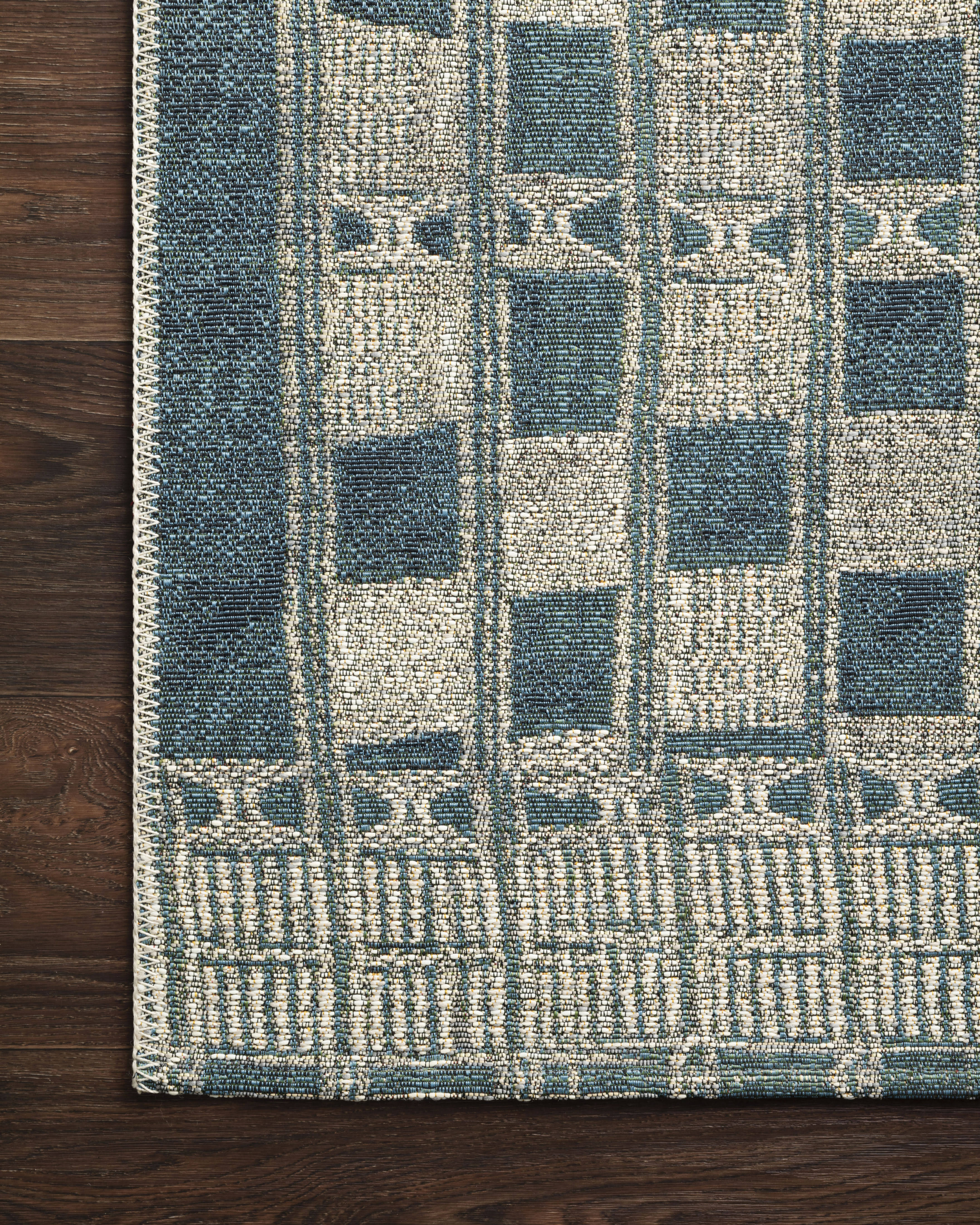 Loloi Mika Mik-08 Blue Ivory Rug - 6 Ft 7 In X 9 Ft 4 In XH_FUYRQ5VV Loloi Mika Mik-08 Blue Ivory Rug - 6 Ft 7 In X 9 Ft 4 In XH_FUYRQ5VV