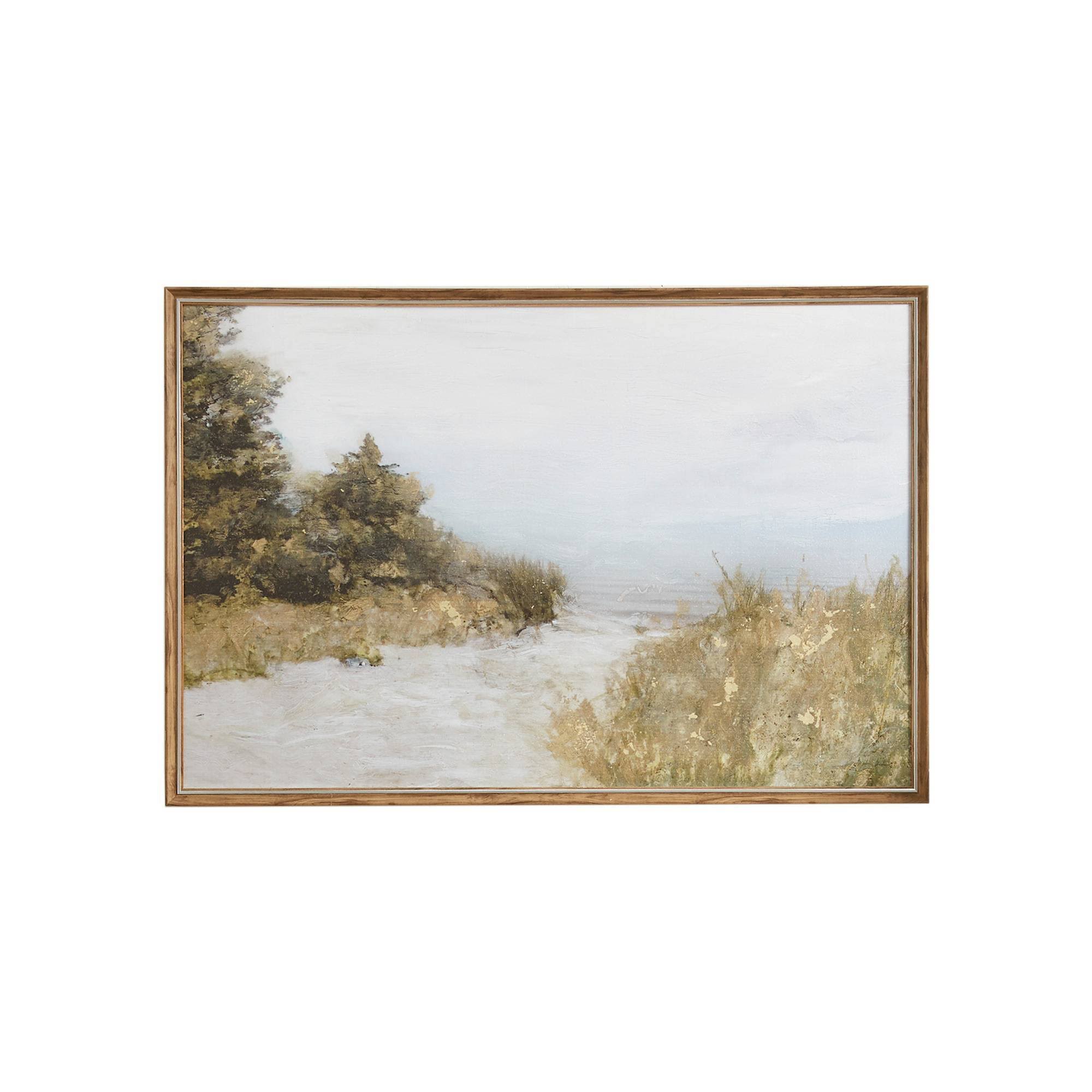 Martha Stewart - Lake Walk Framed Gel Coated Canvas - Multi SC_NOY2XZR1 Martha Stewart - Lake Walk Framed Gel Coated Canvas - Multi SC_NOY2XZR1