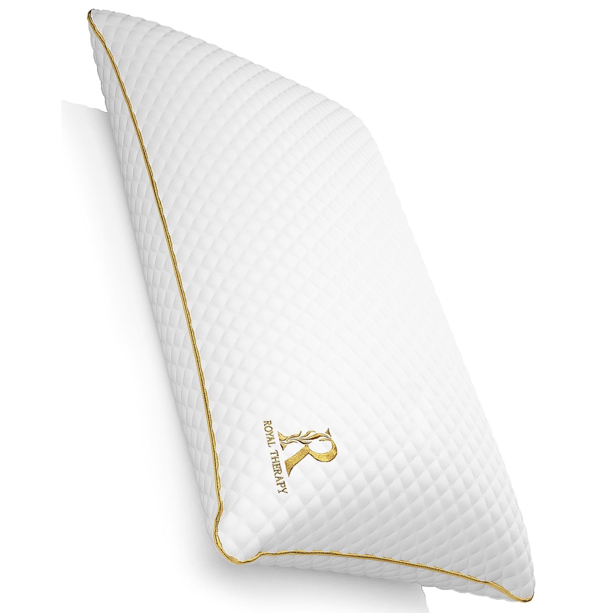 Royal Therapy Memory Foam Pillow, Shredded Bed Pillow For Neck & Shoulder Support, Orthopedic Contour Pillow - King - Single ZM_5PFTD2OF Royal Therapy Memory Foam Pillow, Shredded Bed Pillow For Neck & Shoulder Support, Orthopedic Contour Pillow - King - Single ZM_5PFTD2OF