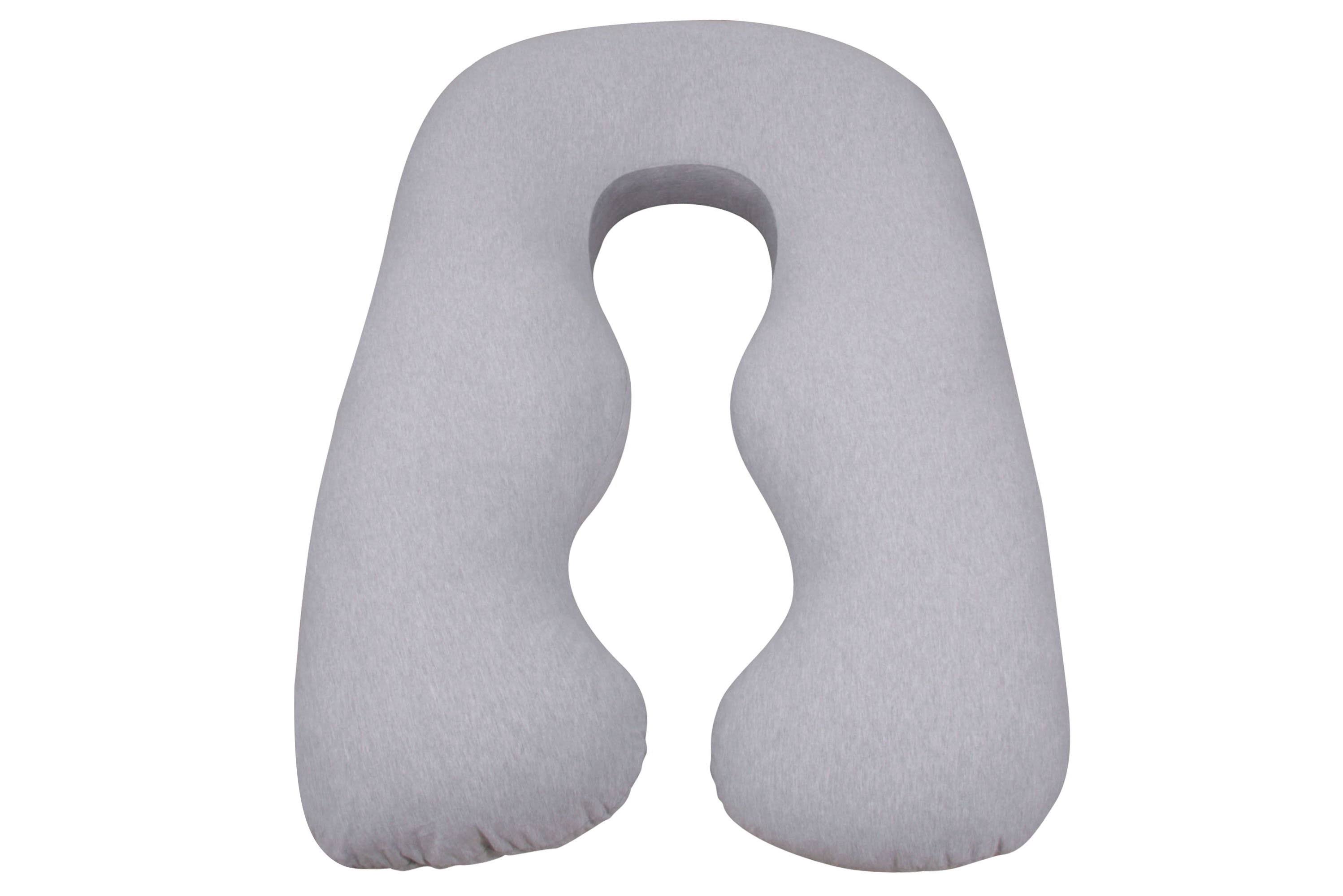 Leachco Back 'N Belly Body Pillow-Chic Jersey-Heather Gray WD_RTF51T3L