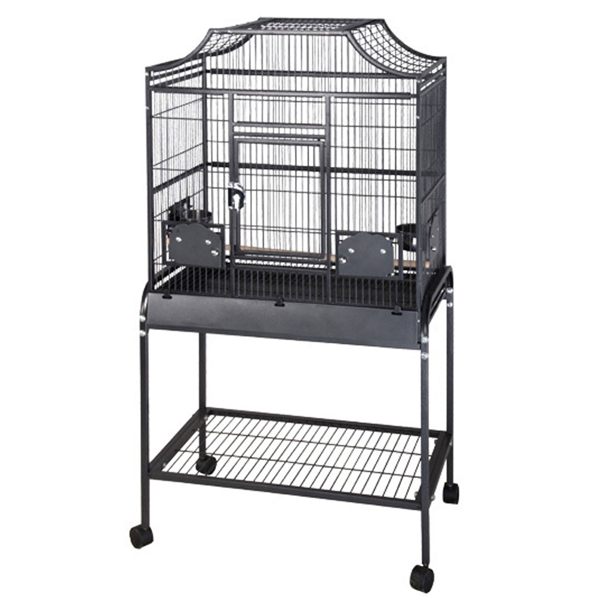 A&E Cage Co. Elegant Style Flight Cage; Black RI_NRKBJEY1 A&E Cage Co. Elegant Style Flight Cage; Black RI_NRKBJEY1