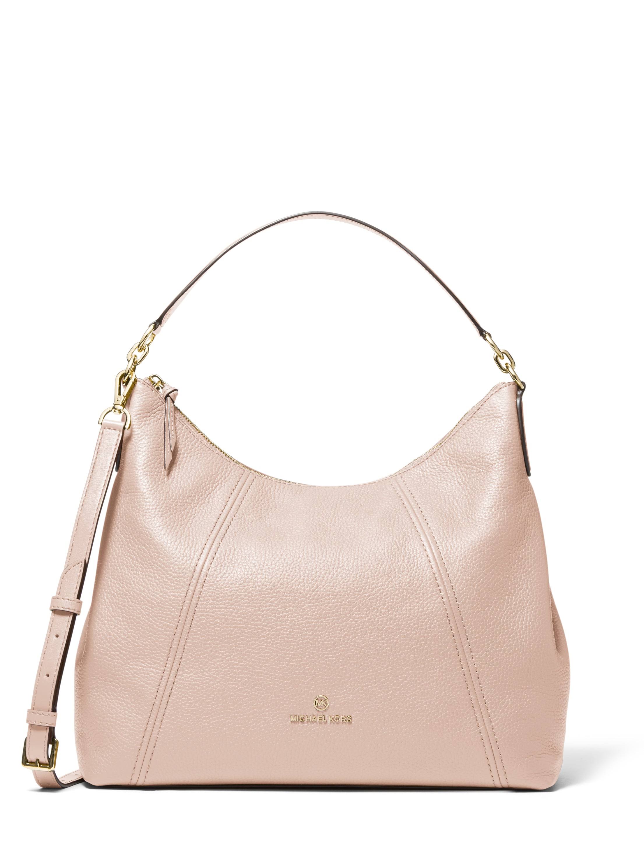 Michael Kors Women's Sienna Large Pebbled Leather Shoulder Bag - Pink - Shoulder Bags FW_7JZBZSW8