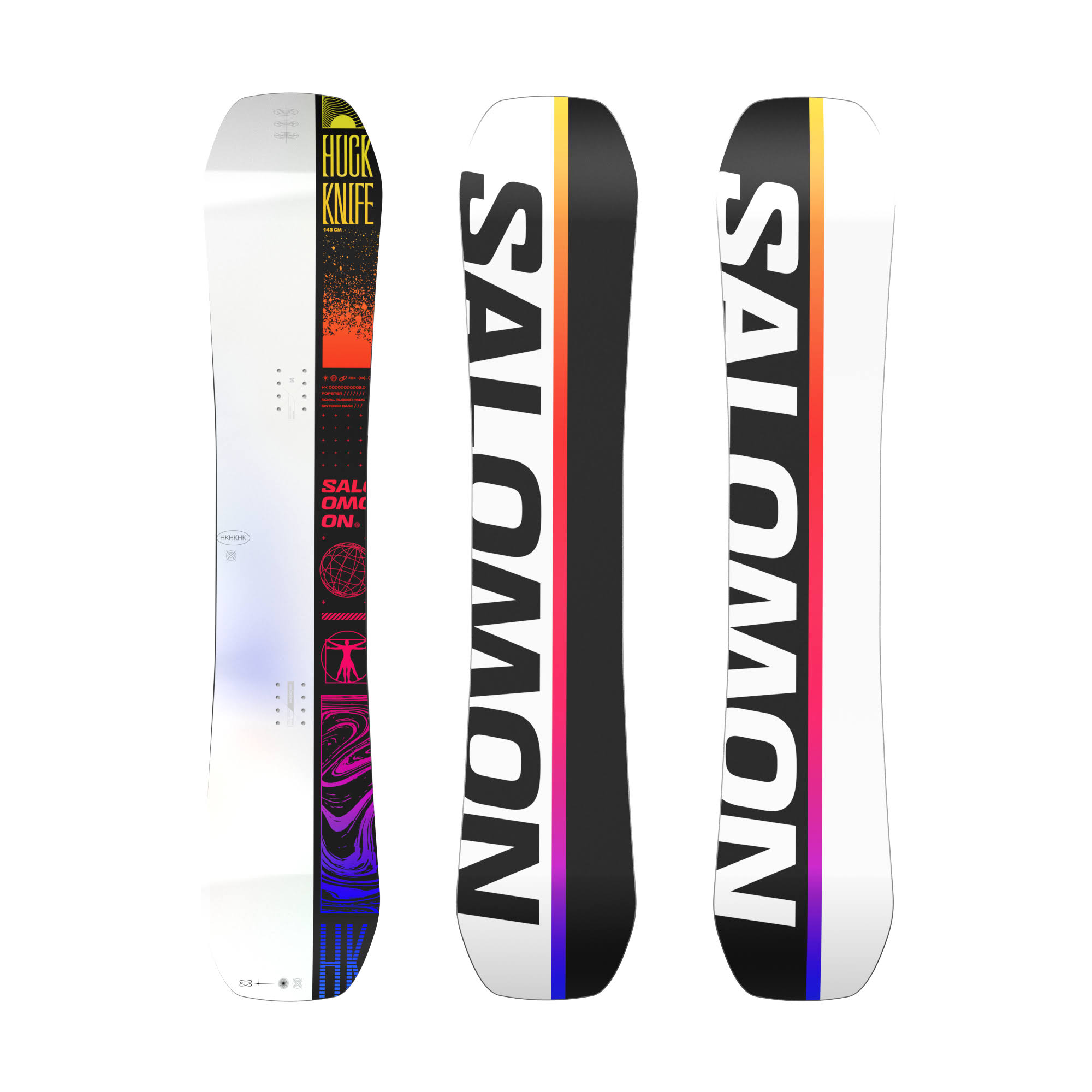 Salomon Huck Knife Grom Snowboard Multicolor 135 ZO_BDERHHSH