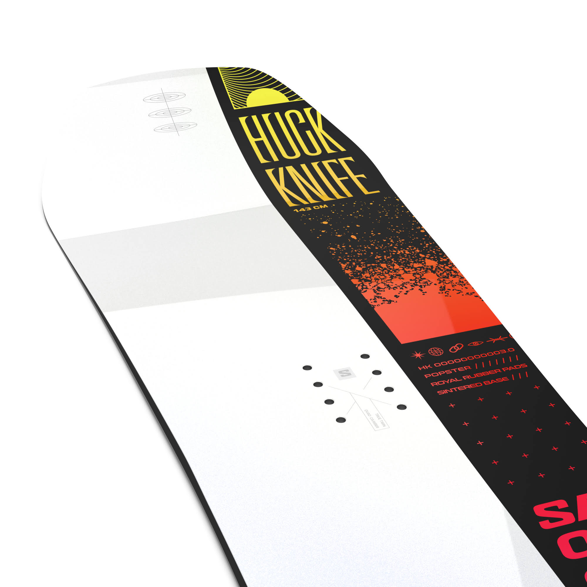 Salomon Huck Knife Grom Snowboard Multicolor 135 ZO_BDERHHSH