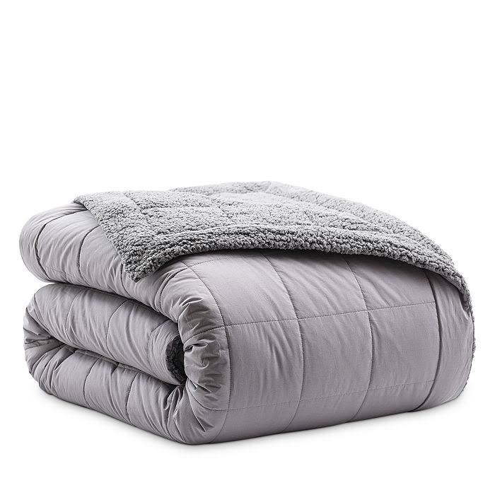 Bloomingdale's Reversible Sherpa Blanket, Twin - 100% Exclusive AJ_PETMH1RG