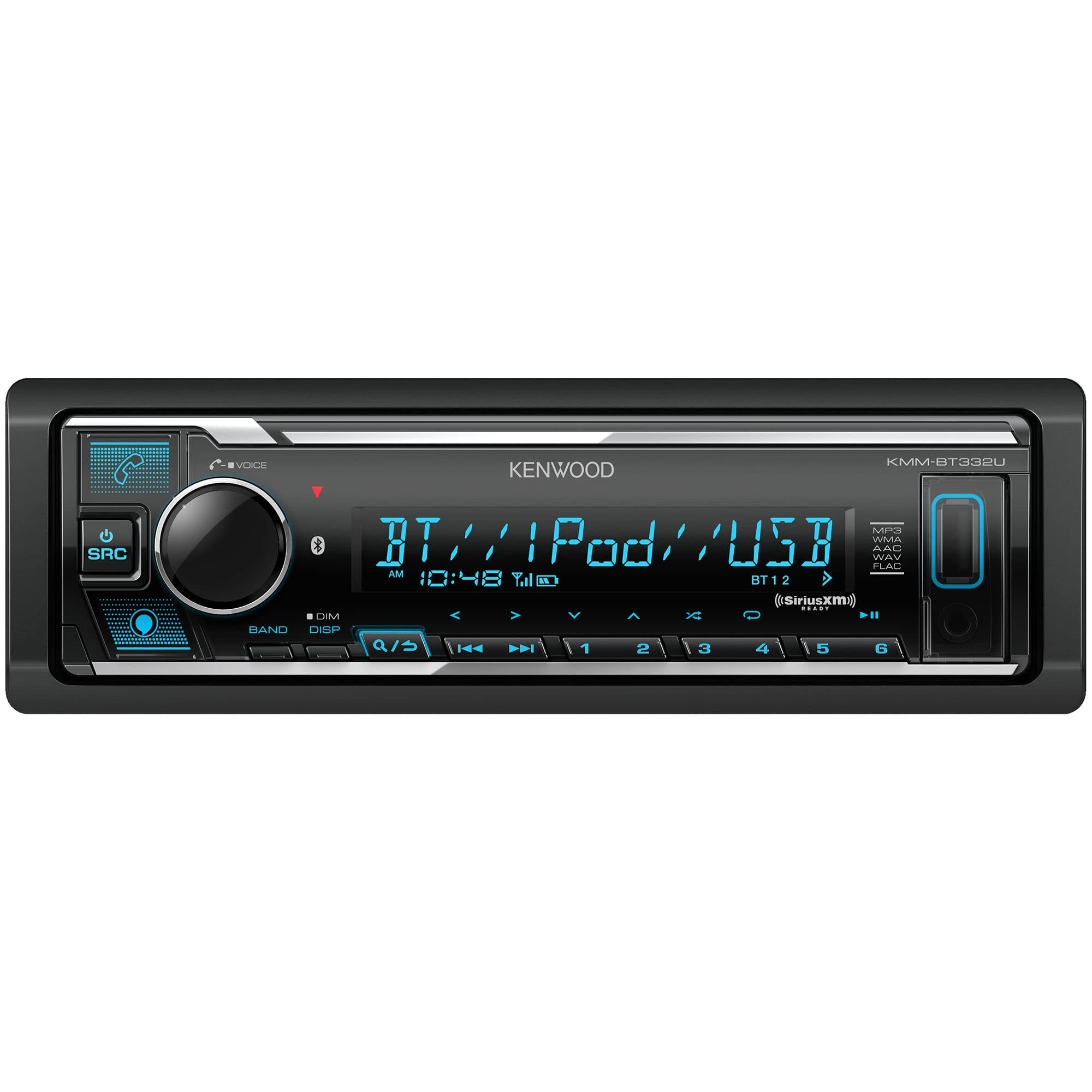 Kenwood Kmm-Bt332u Bluetooth Usb Single Din Media Receiver (No Cd) With Alexa With A Sirius Xm Sxv300v1 Connect Vehicle Tuner Kit For Satellite Radio TJ_P4OLLQLG Kenwood Kmm-Bt332u Bluetooth Usb Single Din Media Receiver (No Cd) With Alexa With A Sirius Xm Sxv300v1 Connect Vehicle Tuner Kit For Satellite Radio TJ_P4OLLQLG