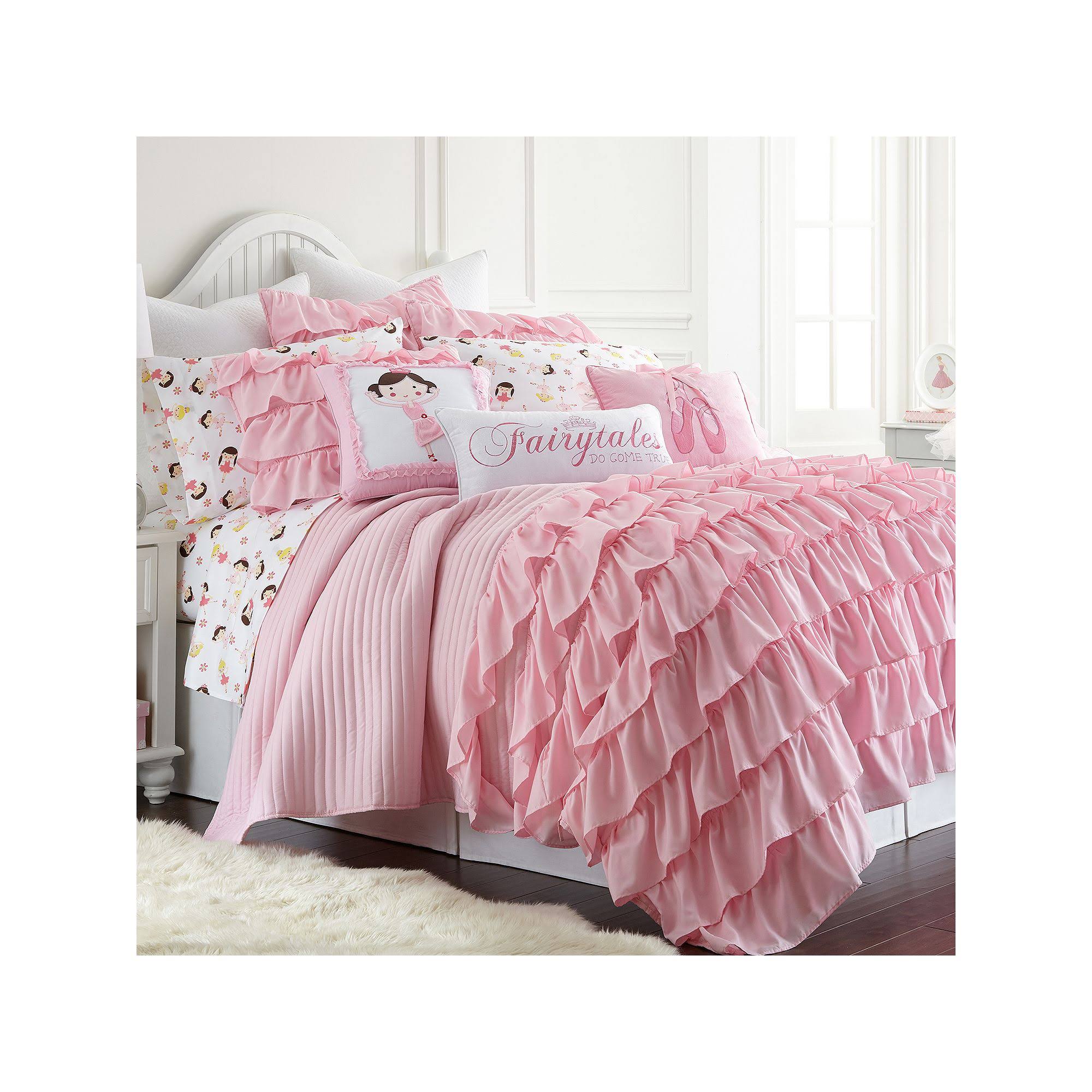 Levtex Home Bella Twin Quilt Set - Pink U8_H8WNGMBF