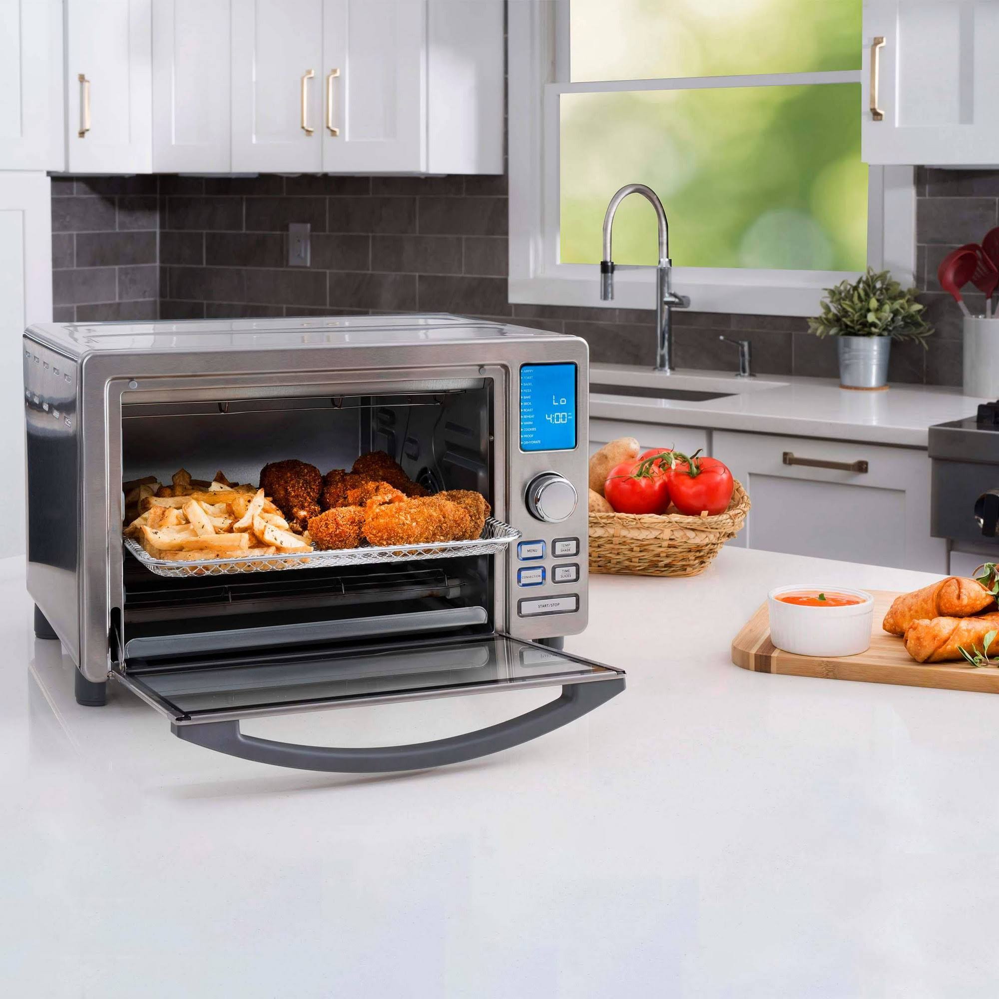 Gourmia Digital Stainless Steel Toaster Oven Air Fryer Silver G5_IRM9KSIU
