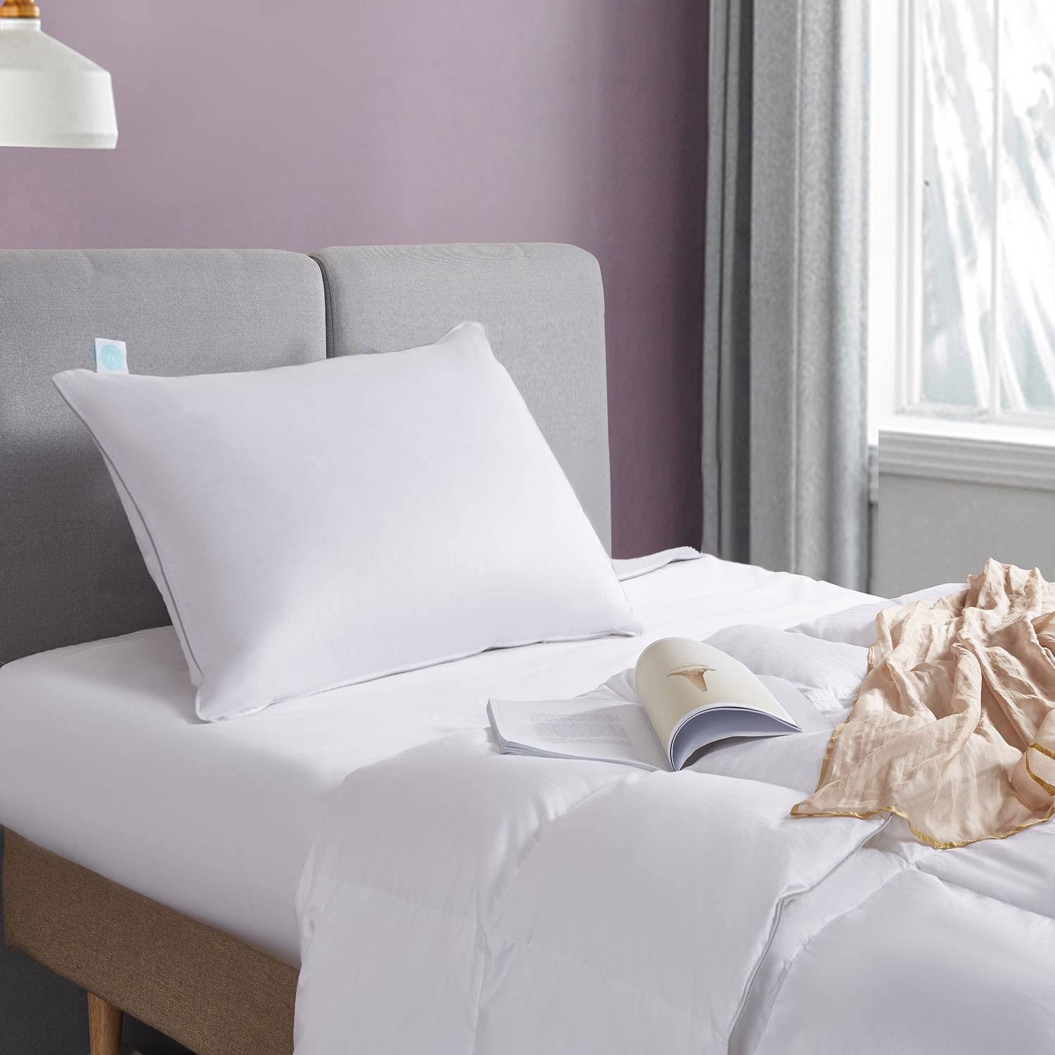 Standard 400 Thread Count Down Bed Pillow - Martha Stewart DV_HVCWRGZL Standard 400 Thread Count Down Bed Pillow - Martha Stewart DV_HVCWRGZL