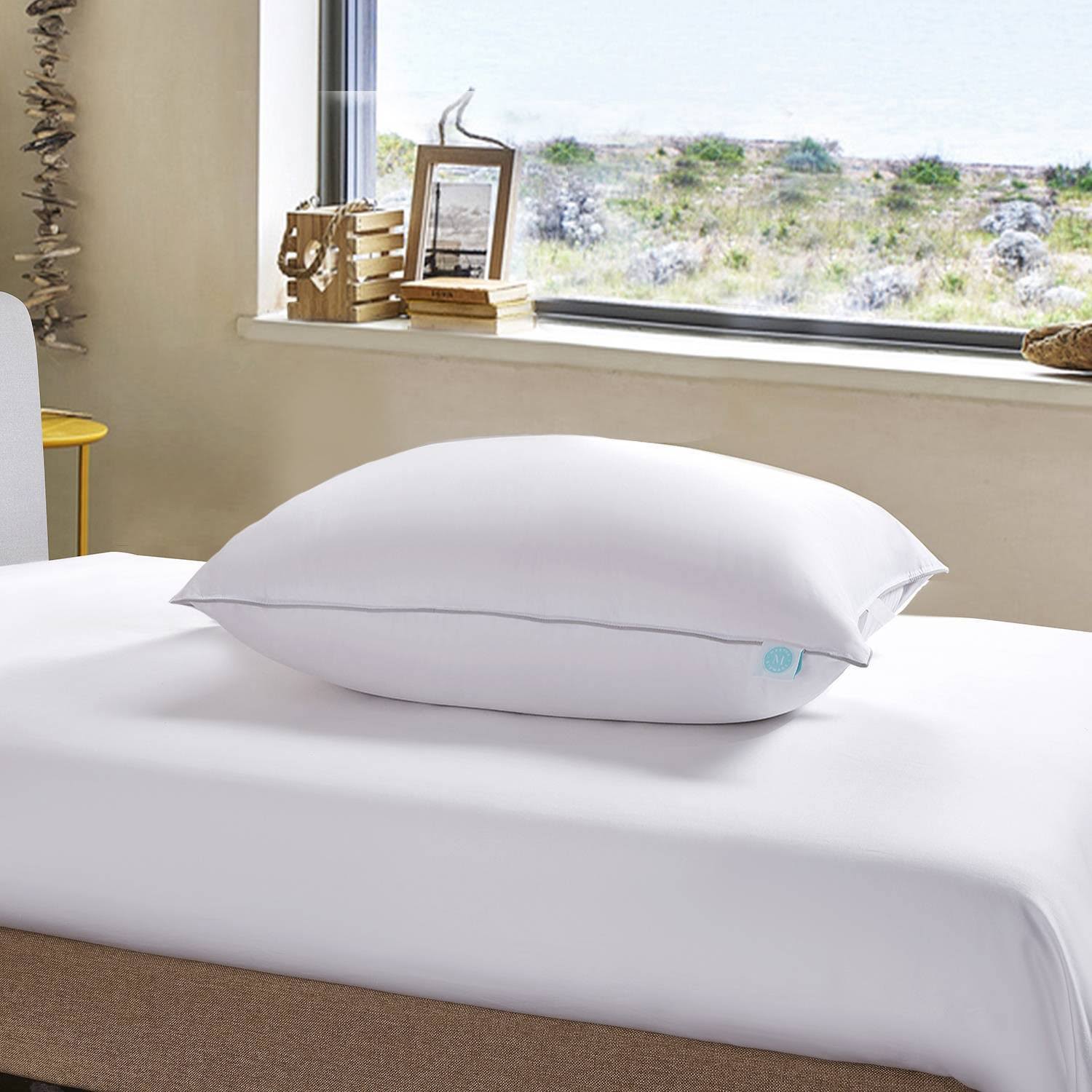 Standard 400 Thread Count Down Bed Pillow - Martha Stewart DV_HVCWRGZL Standard 400 Thread Count Down Bed Pillow - Martha Stewart DV_HVCWRGZL