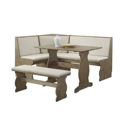 Olivia 3 - Piece Breakfast Nook Dining Set Red Barrel Studio Color: Natural AI_XSYGRCSP Olivia 3 - Piece Breakfast Nook Dining Set Red Barrel Studio Color: Natural AI_XSYGRCSP