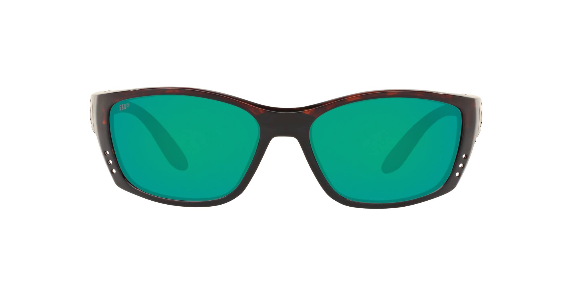 Costa Del Mar Zane 580g Polarized Sunglasses - Tortoise/Green Mirror MR_BJTZB5L7