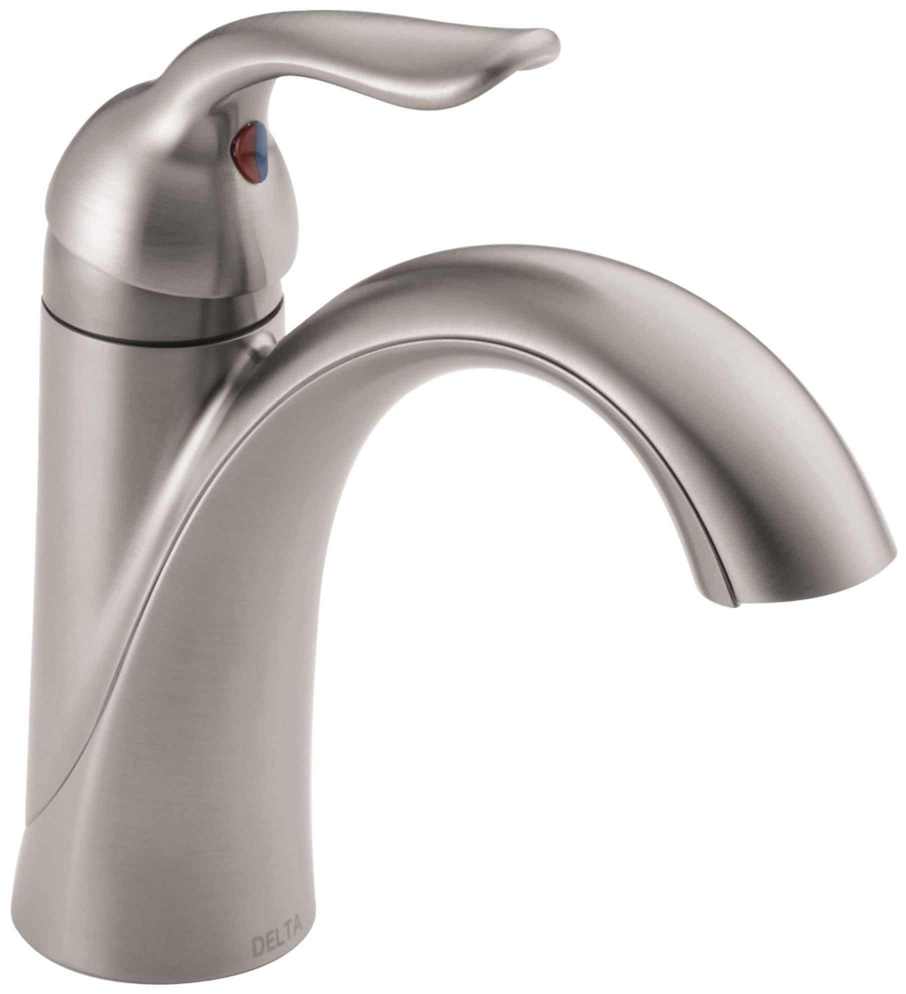 Delta 538-Ssmpu-Dst Lahara Single Handle Bathroom Faucet - Stainless KW_QDNHLRAR