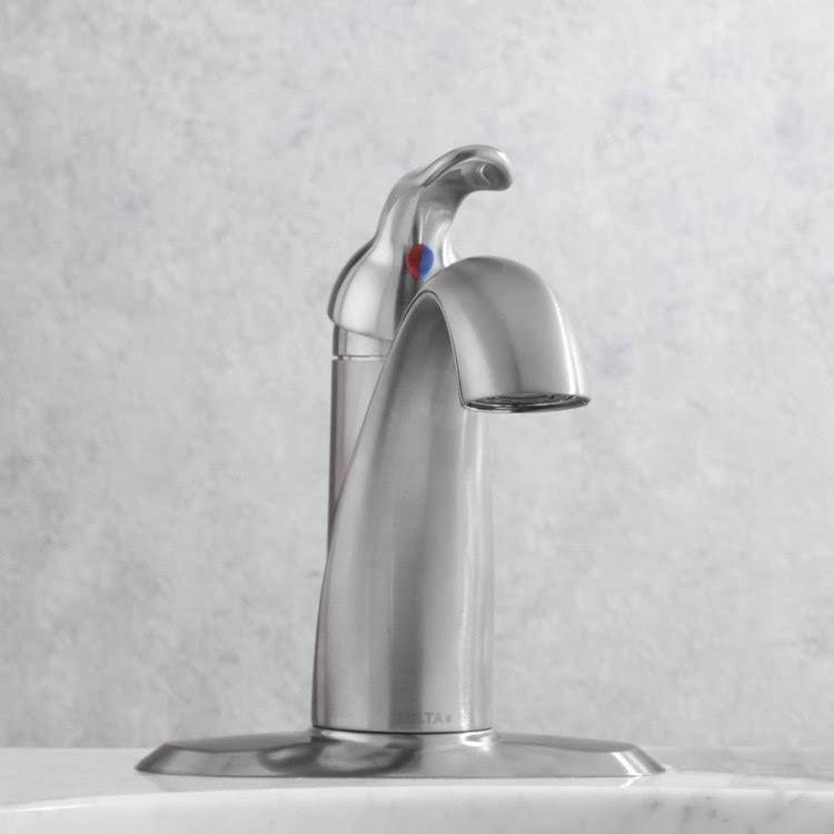 Delta 538-Ssmpu-Dst Lahara Single Handle Bathroom Faucet - Stainless KW_QDNHLRAR