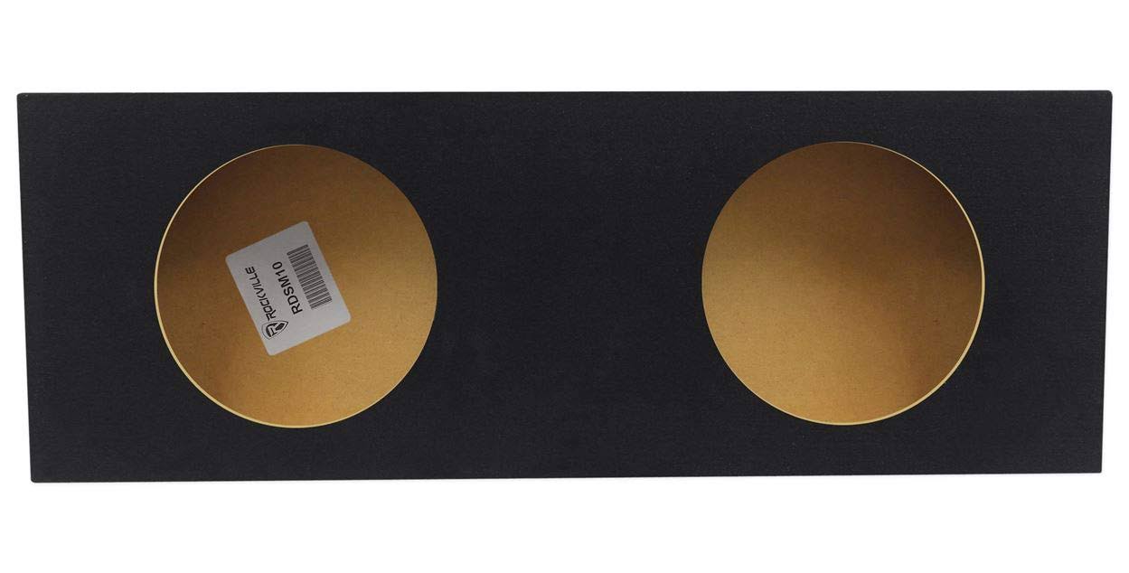 Rockville Rdsm10 Dual 10 Shallow Mount 0.56 Cu Ft Car Sub Enclosure Box IT_XJCZVOW3