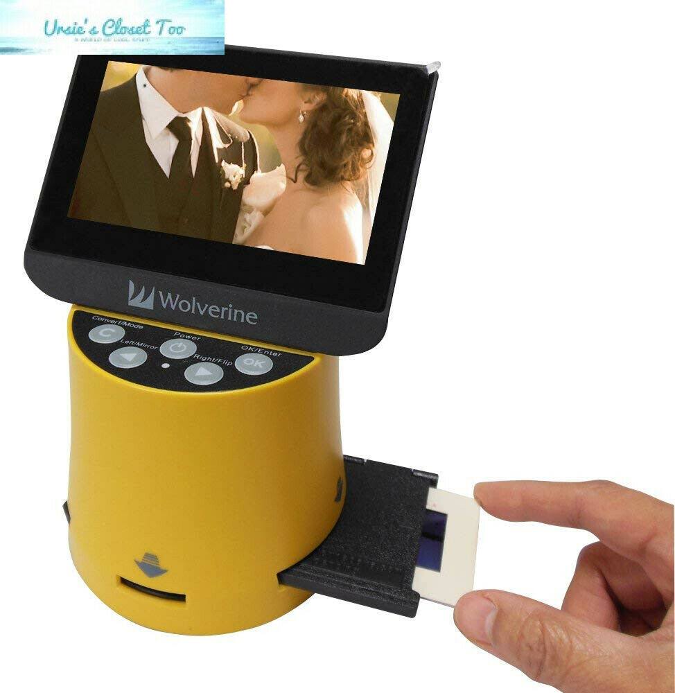 Wolverine Titan 8-In-1 High Resolution Film To Digital Converter With 4.3 Screen And Hdmi Output KQ_UQ2RPMKG