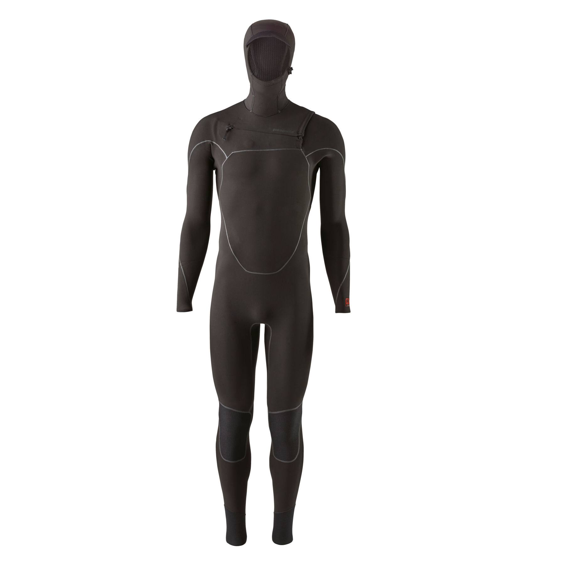 Patagonia M's R4 Yulex Fz Hooded Wetsuit-Black-Medium EV_1UIOI7XP