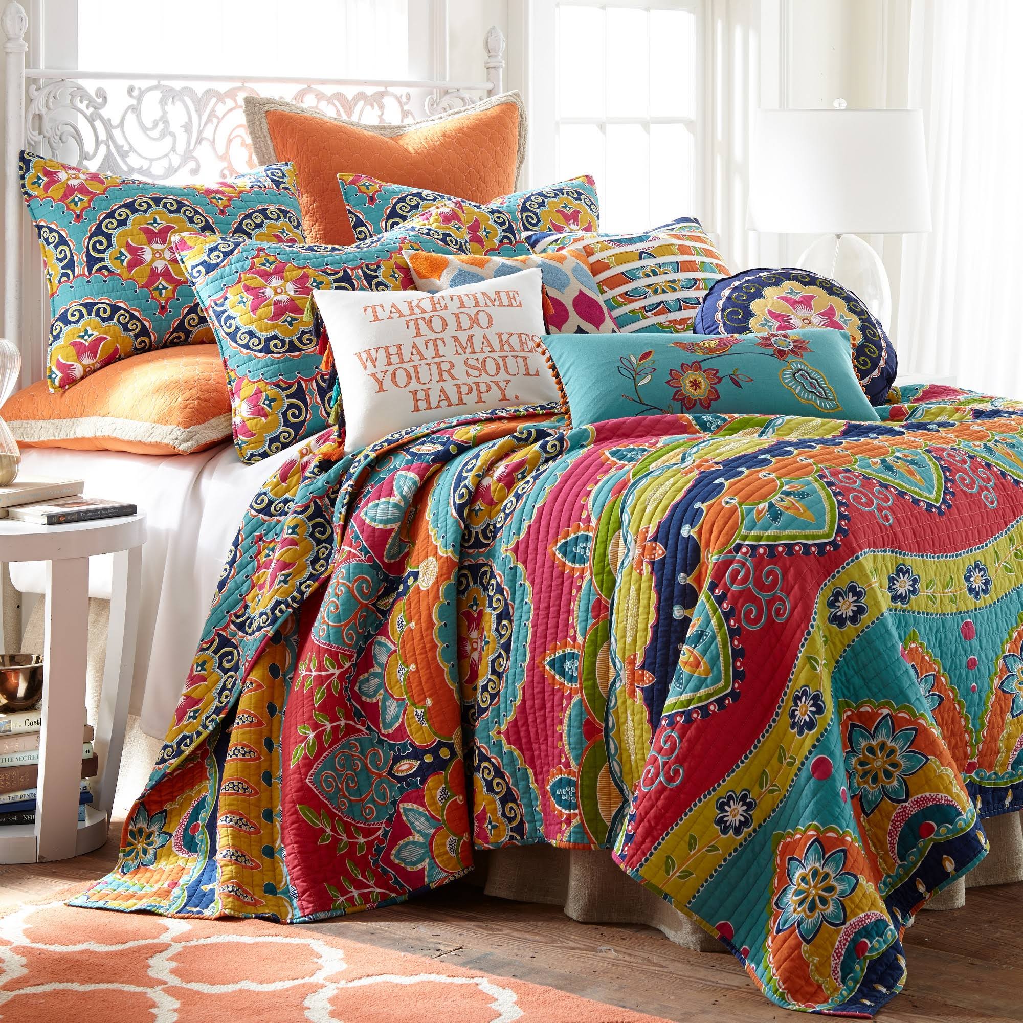 Levtex Home Amelie Twin Quilt Set - Multi QA_XVB64I6J Levtex Home Amelie Twin Quilt Set - Multi QA_XVB64I6J