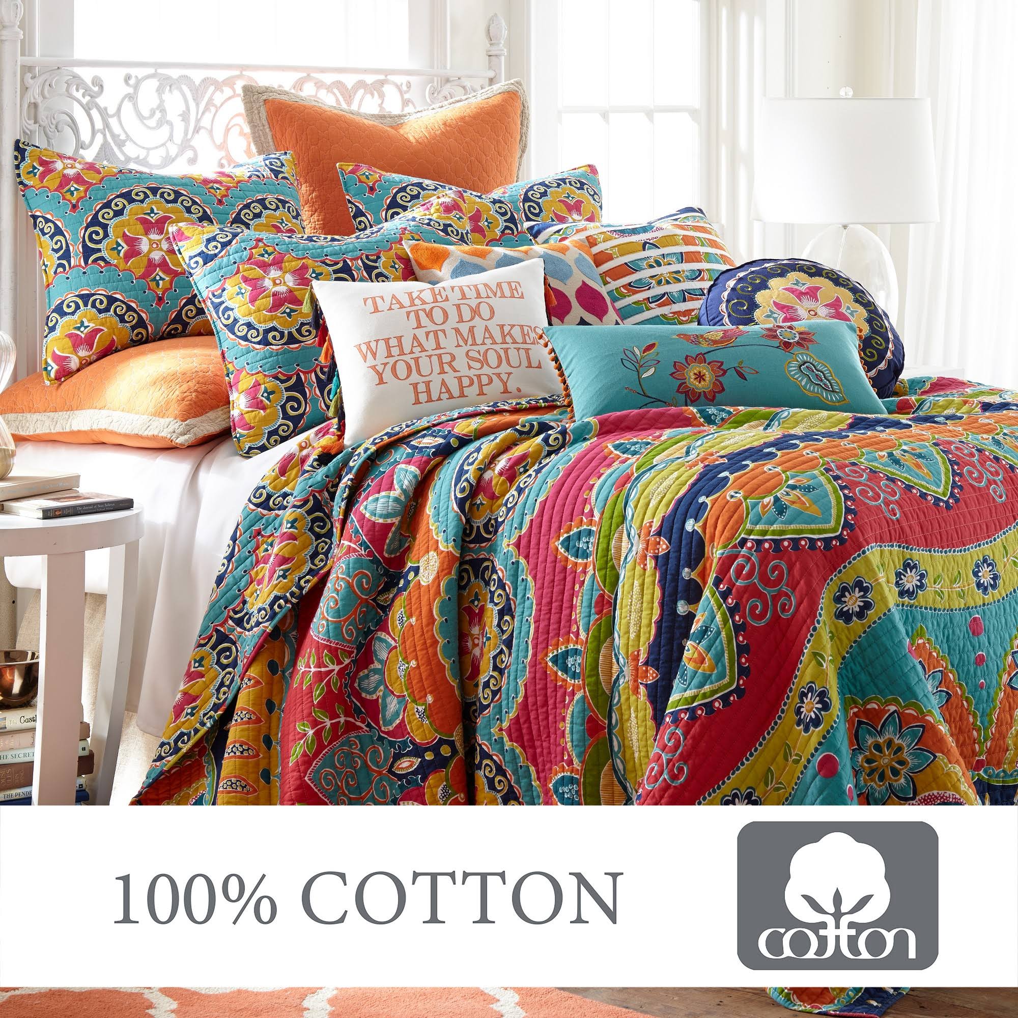 Levtex Home Amelie Twin Quilt Set - Multi QA_XVB64I6J Levtex Home Amelie Twin Quilt Set - Multi QA_XVB64I6J