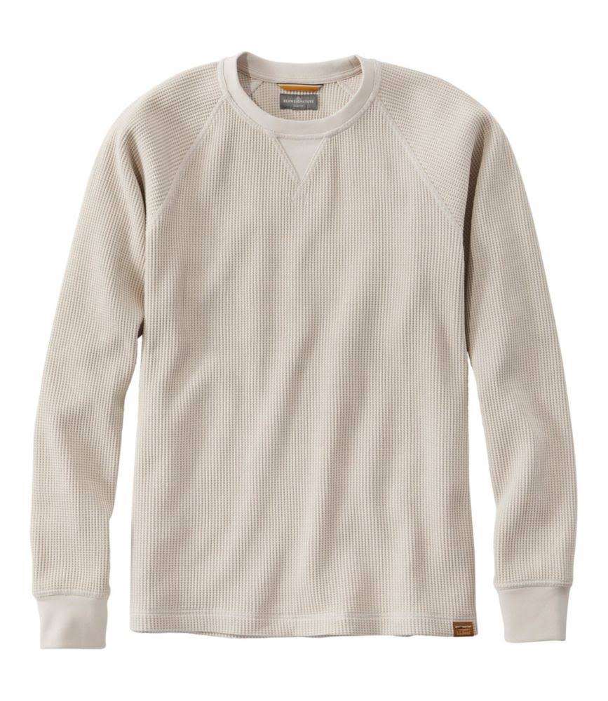Men's Signature Waffle Crew Oyster Shell Medium, Cotton | L.L.Bean KA_PIEHKGP5 Men's Signature Waffle Crew Oyster Shell Medium, Cotton | L.L.Bean KA_PIEHKGP5