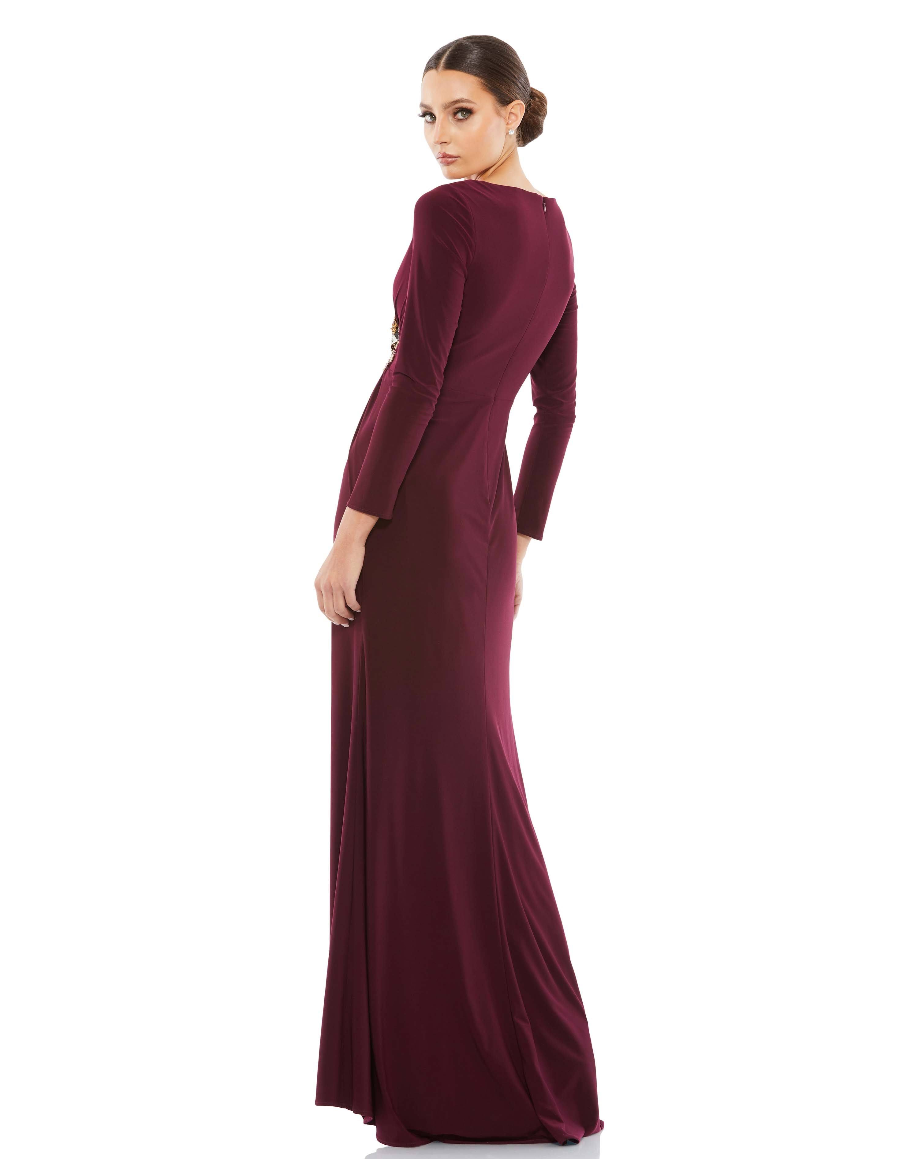 Mac Duggal Women's Appliqué Long-Sleeve Gown - Black - Size 10 SI_YXUBV0IB Mac Duggal Women's Appliqué Long-Sleeve Gown - Black - Size 10 SI_YXUBV0IB