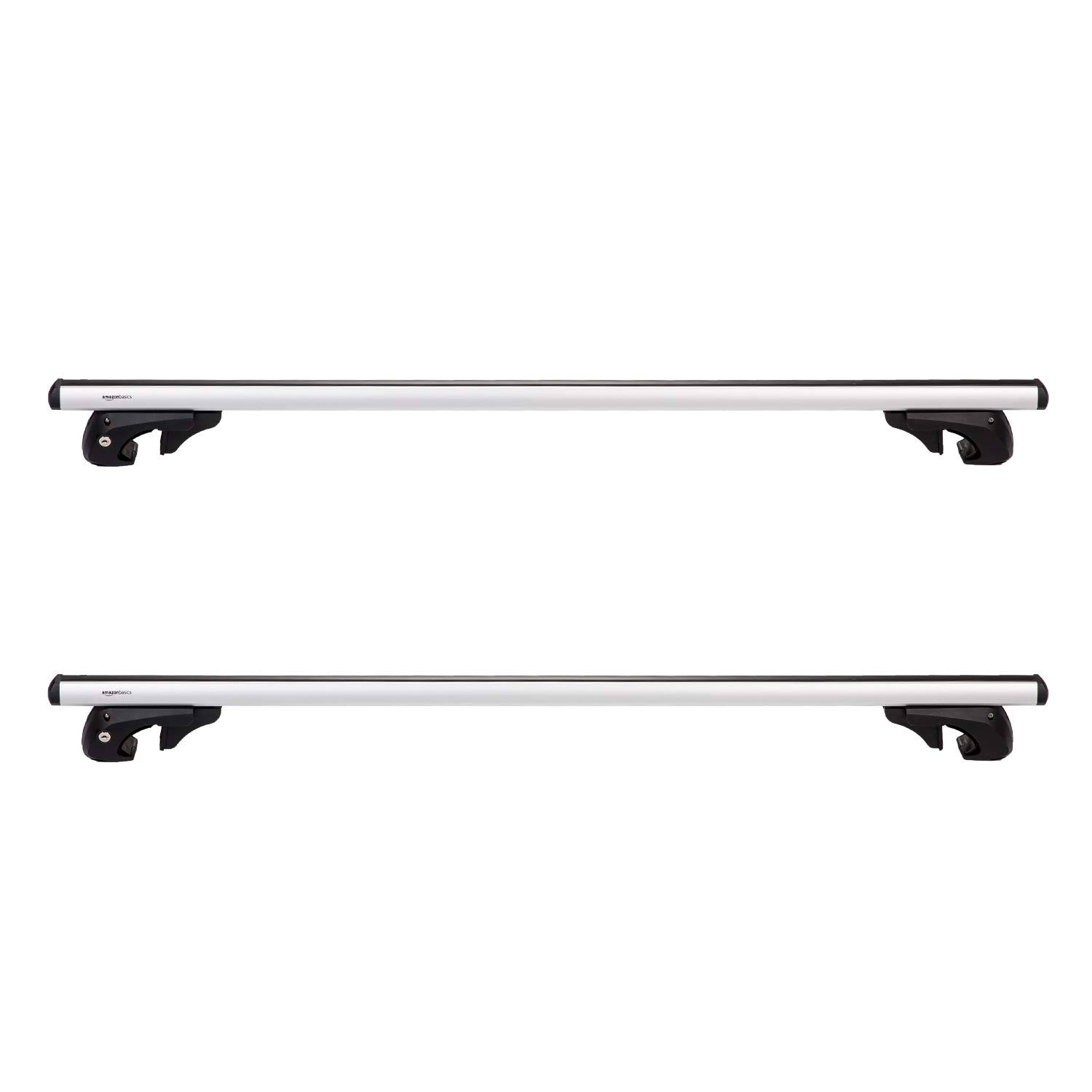 Amazon Basics Cross Rail Roof Rack, 52 Inches, Pack Of 2, Black VW_01A0BHPU Amazon Basics Cross Rail Roof Rack, 52 Inches, Pack Of 2, Black VW_01A0BHPU