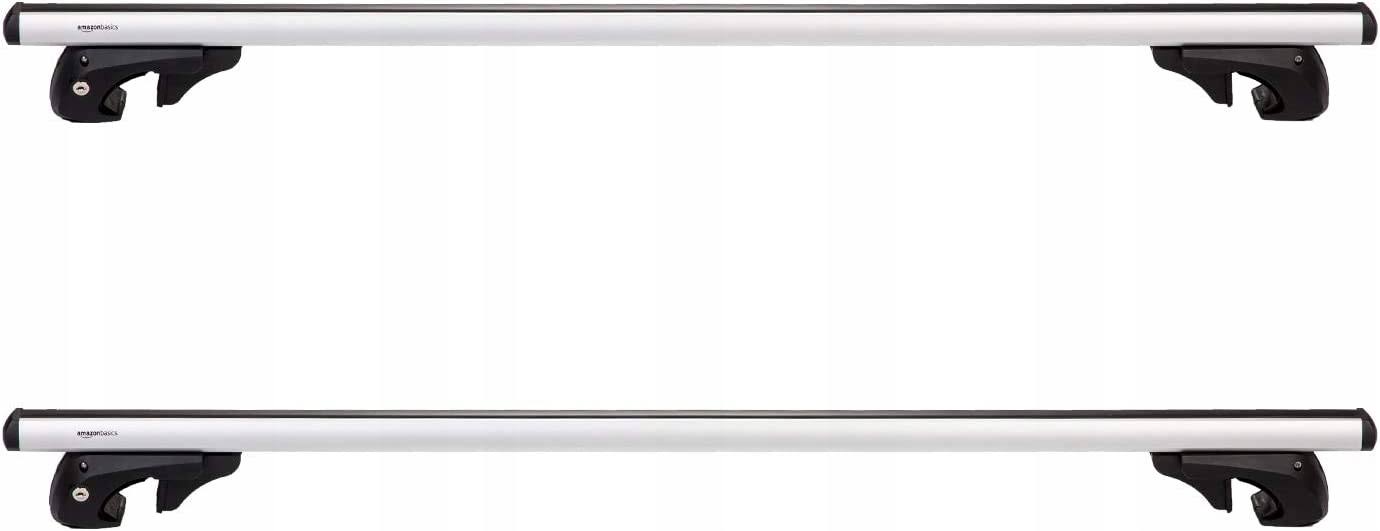 Amazon Basics Cross Rail Roof Rack, 52 Inches, Pack Of 2, Black VW_01A0BHPU Amazon Basics Cross Rail Roof Rack, 52 Inches, Pack Of 2, Black VW_01A0BHPU