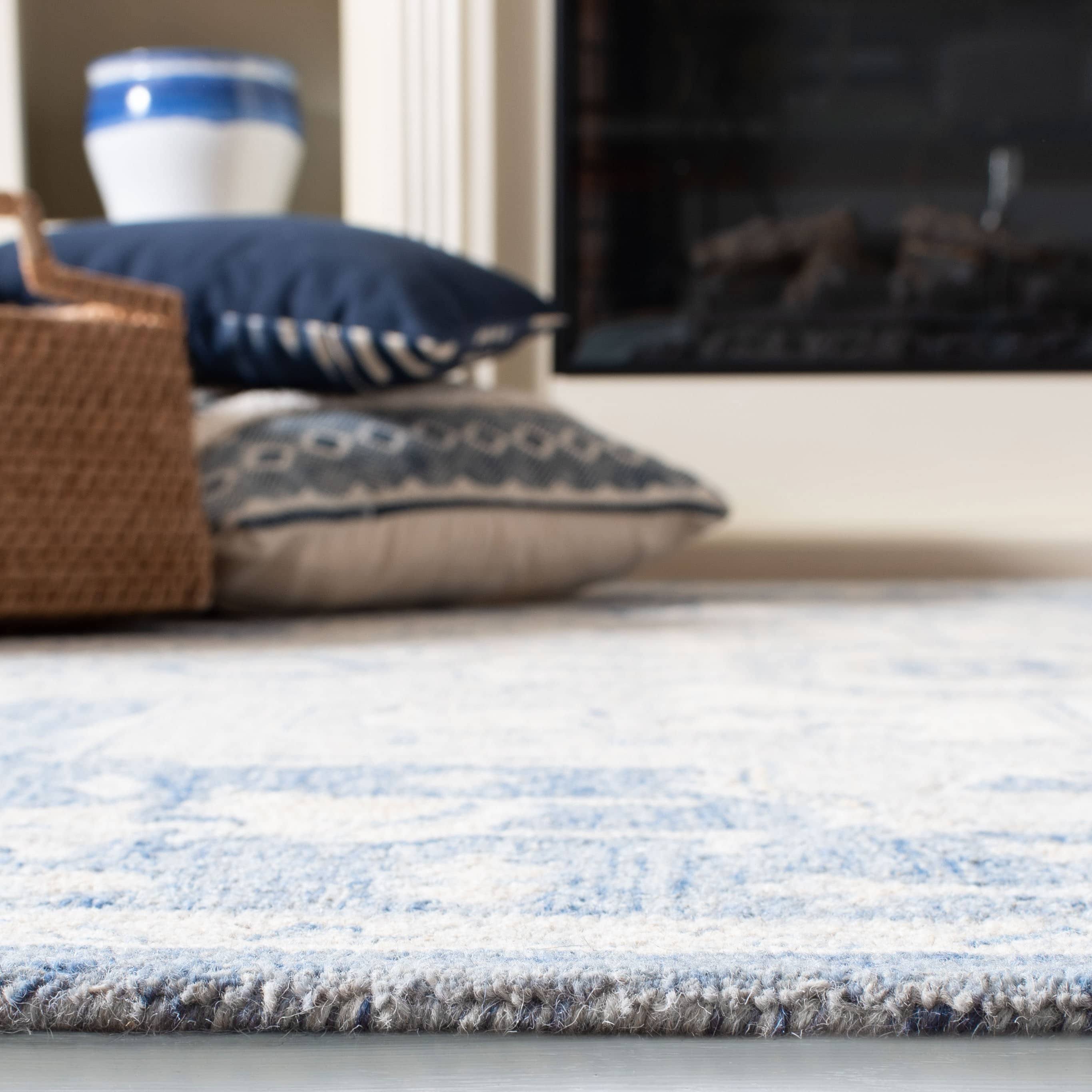 Lauren Ralph Lauren Percy Lrl6652m Blue / Ivory 4' X 6' Area Rug MU_XV9HYVKO