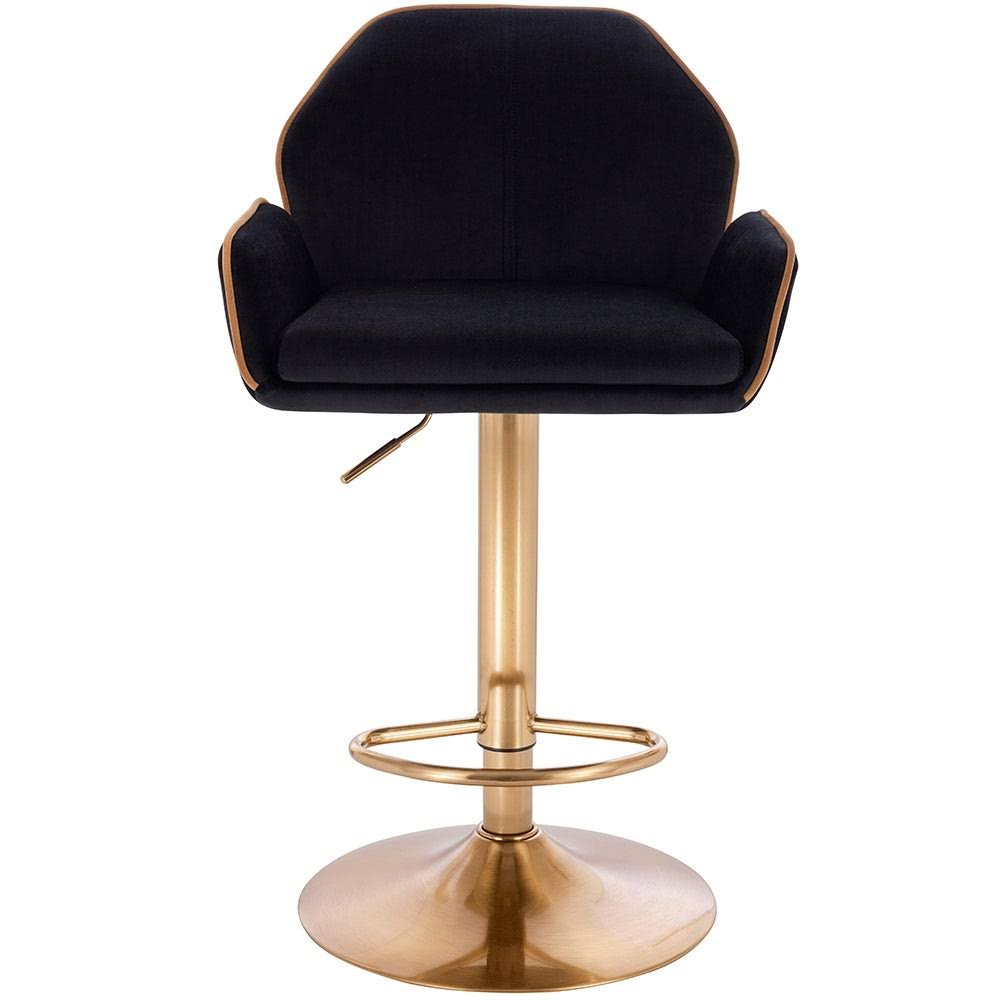 Modern Home Luxe Tesla Contemporary Adjustable Barstool/Bar Chair W/ 360 Rotation - Adjusting Height Counter/Bar Stool - White/Gold Piping - Set Of 4 KU_DLMORRLN Modern Home Luxe Tesla Contemporary Adjustable Barstool/Bar Chair W/ 360 Rotation - Adjusting Height Counter/Bar Stool - White/Gold Piping - Set Of 4 KU_DLMORRLN