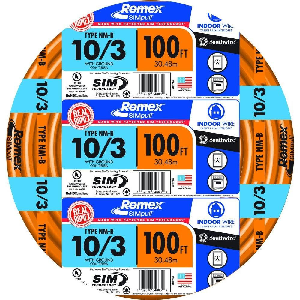 Southwire Romex Simpull Nm-B 10/3 Indoor Wire With Ground 63948426 NV_XJWNWCQY Southwire Romex Simpull Nm-B 10/3 Indoor Wire With Ground 63948426 NV_XJWNWCQY