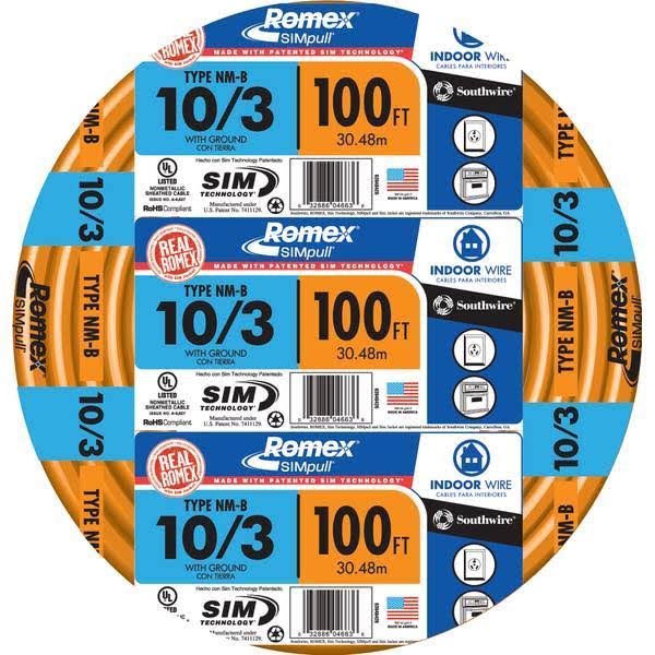 Southwire Romex Simpull Nm-B 10/3 Indoor Wire With Ground 63948426 NV_XJWNWCQY Southwire Romex Simpull Nm-B 10/3 Indoor Wire With Ground 63948426 NV_XJWNWCQY