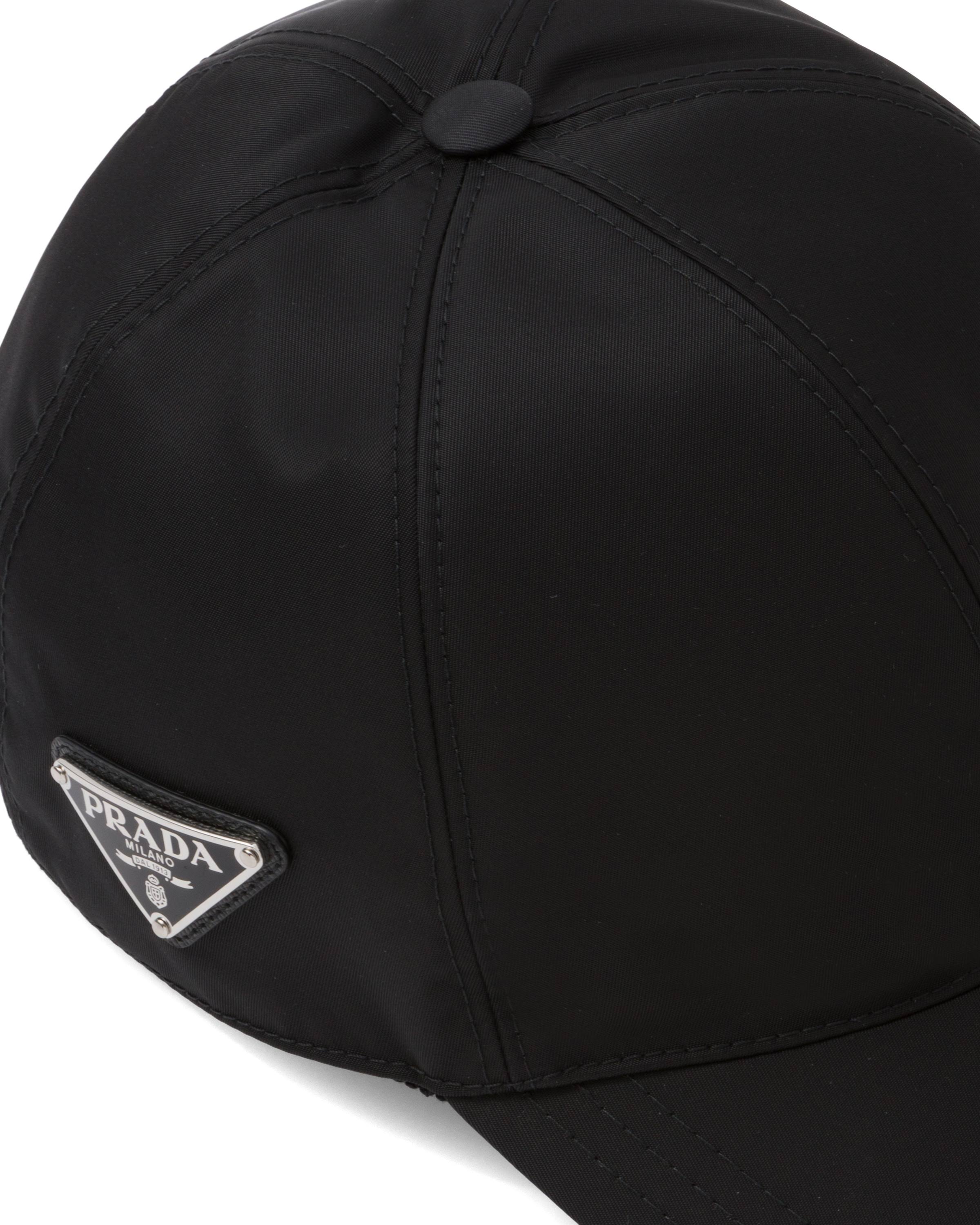 Prada Men's Re-Nylon Baseball Cap - Black - Size Xxl I7_BF8Z8HZX